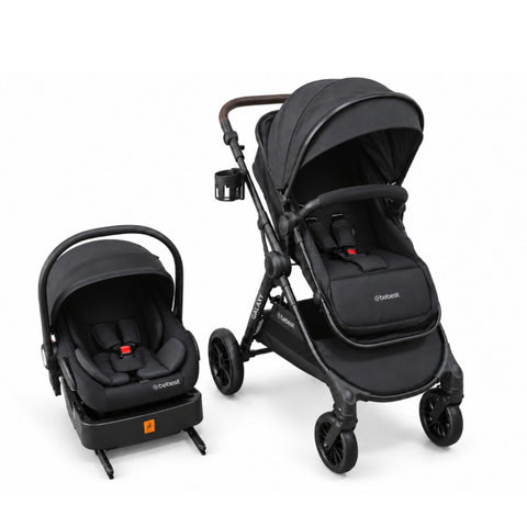 Coche Cuna Travel System Galaxy Isofix Negro