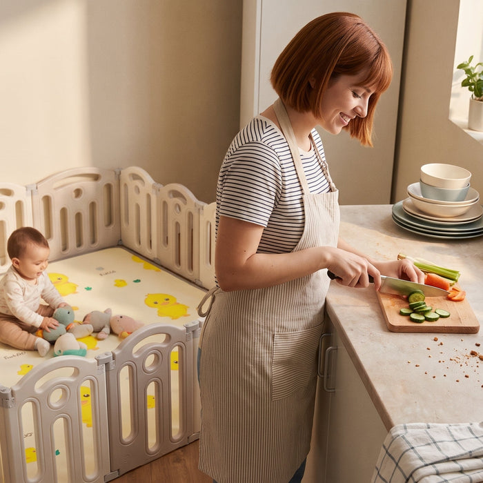 Corral para bebé: para qué sirve y desde qué edad usarlo