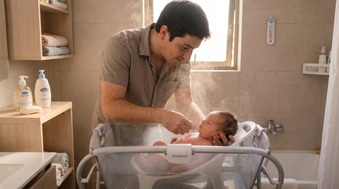 Rutina de baño del bebé paso a paso: un momento seguro y feliz