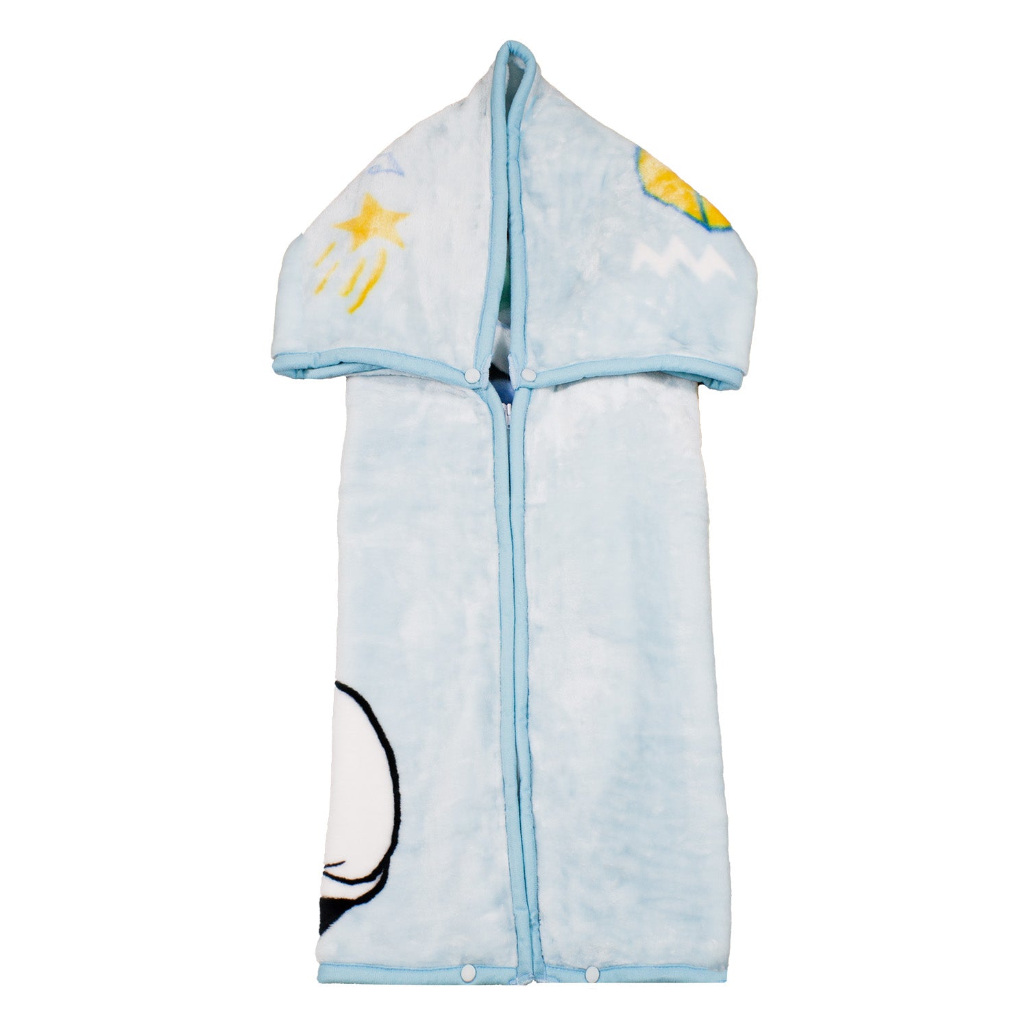 Saco con Broche Ultra Soft Mickey Music 80x110cm Celeste