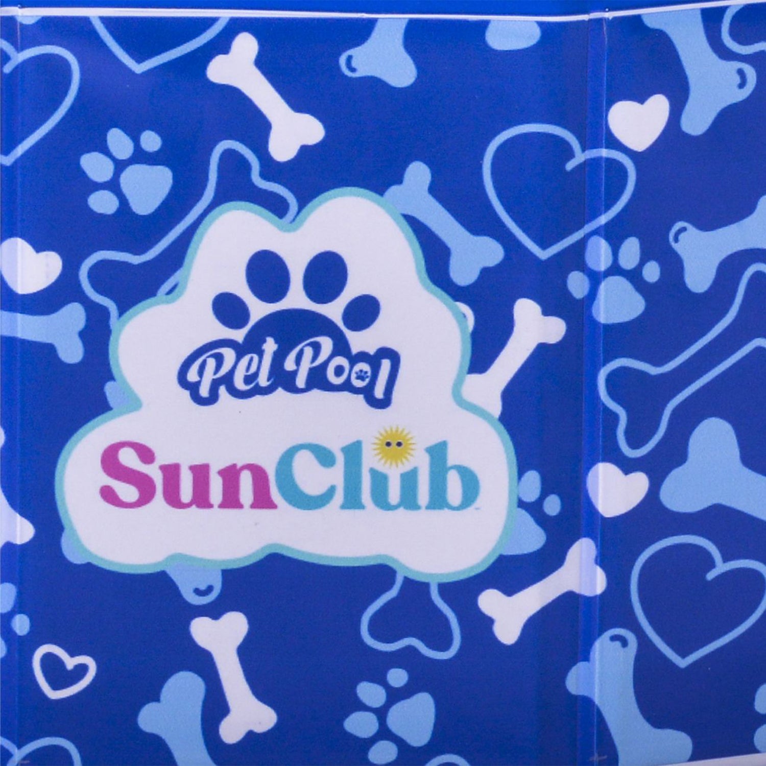 Piscina Bañera Plegable para Mascotas Azul