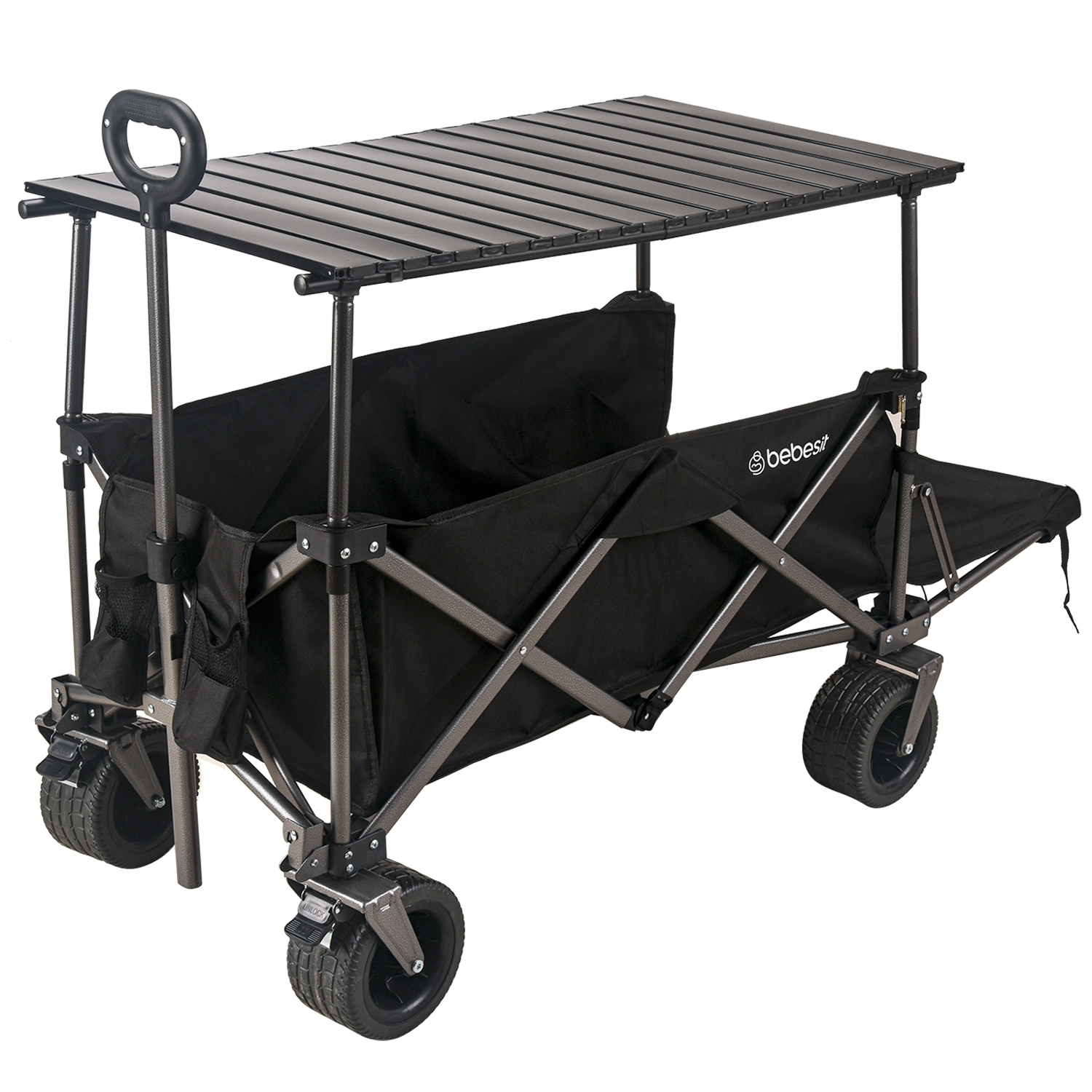 Carro de Arrastre 3 en 1 Outdoor Negro