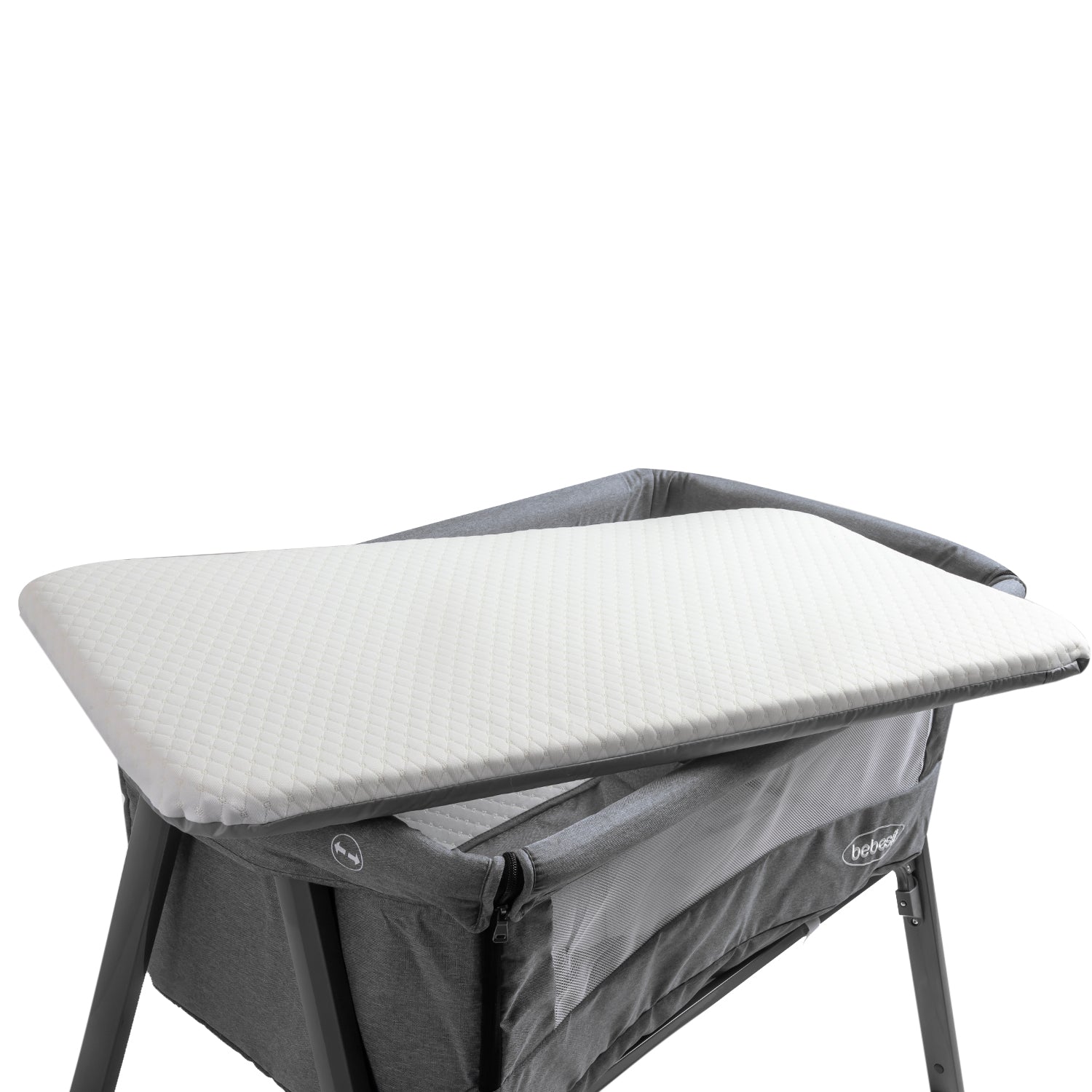 Cuna Colecho Easy LX con Mosquitero Gris
