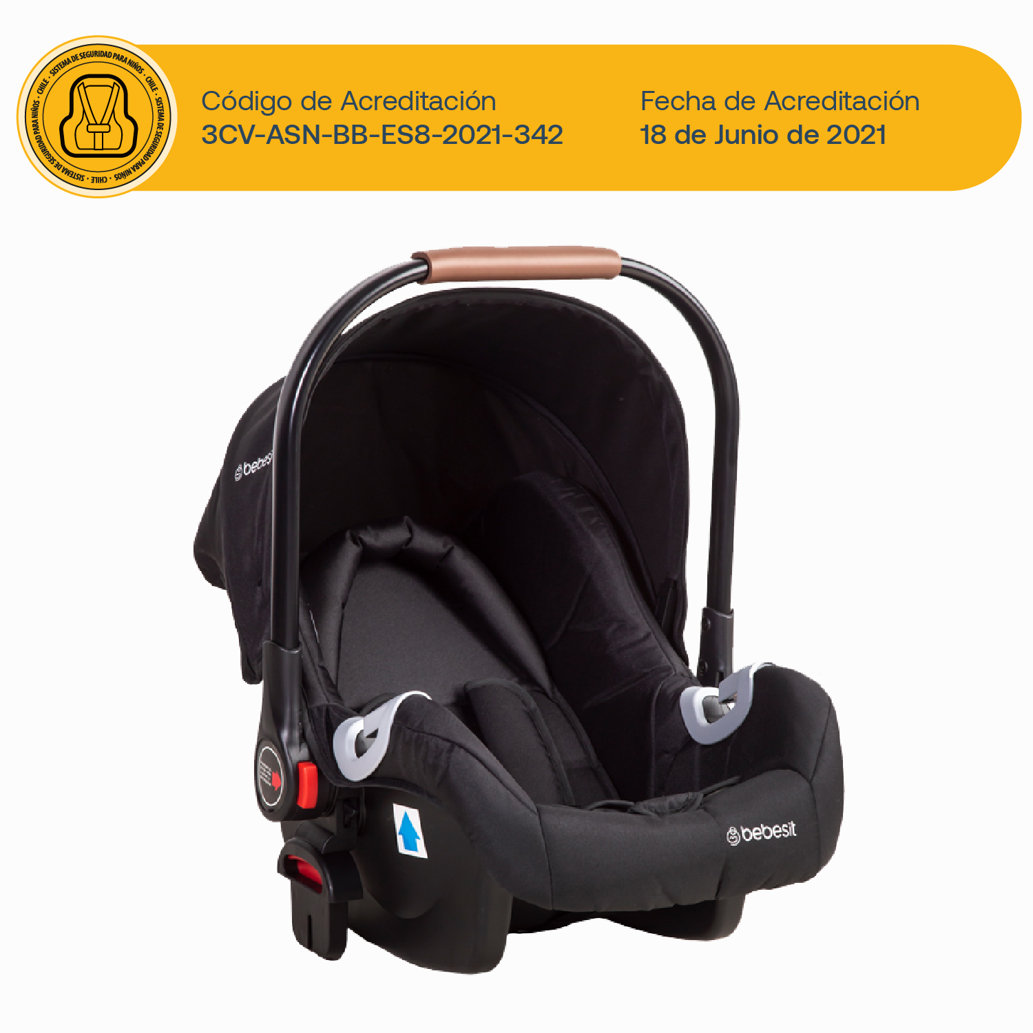 Coche Cuna travel system Alfa Nuevo Negro