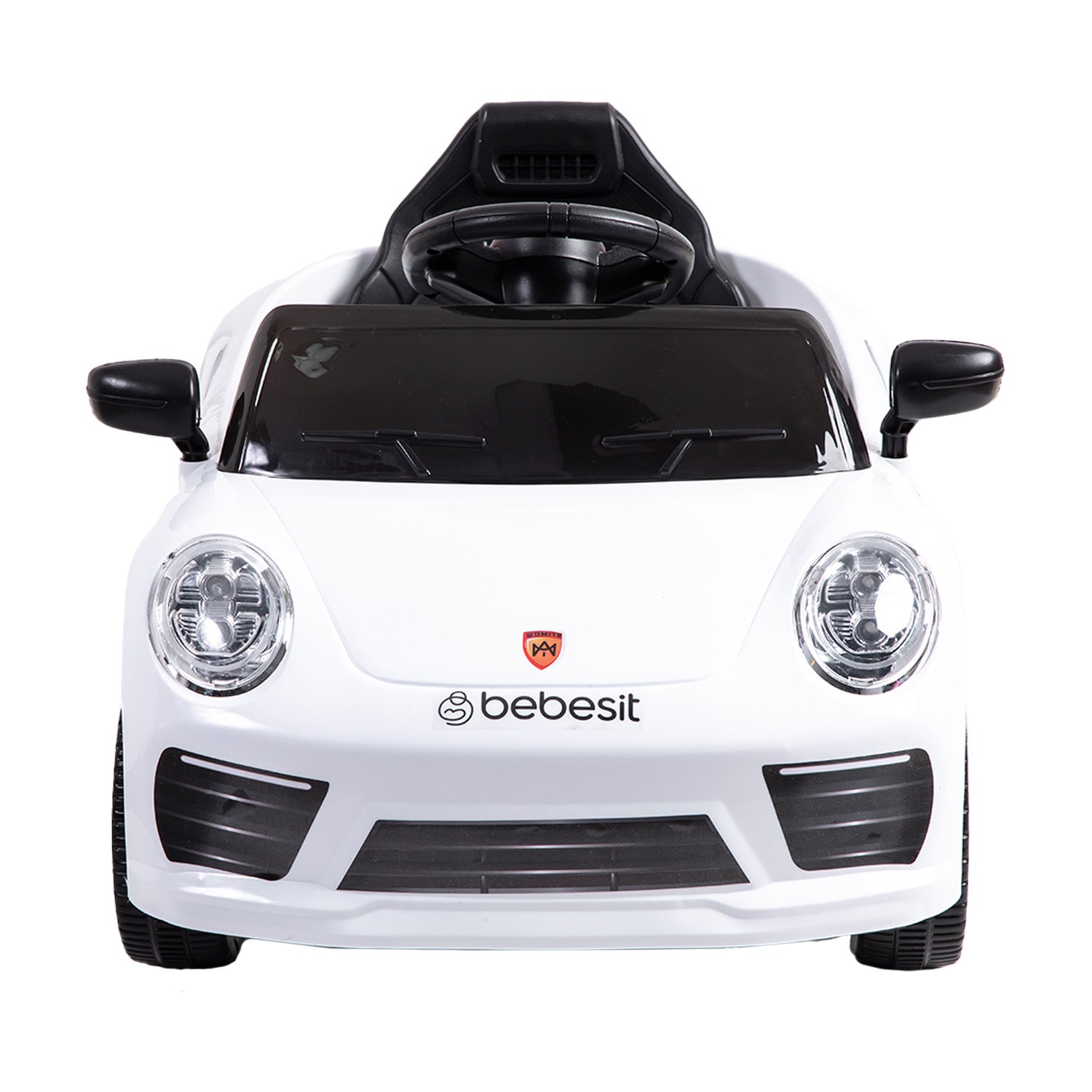 Auto Deportivo Eléctrico Race Blanco Bebesit