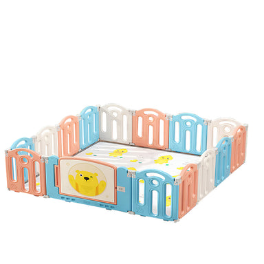 Corral de juegos didáctico + Alfombra Anti...