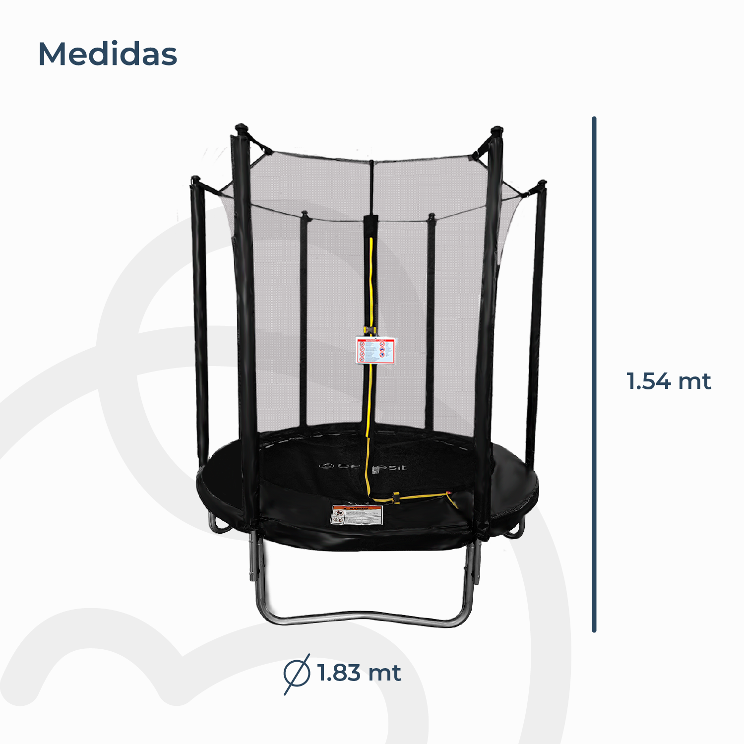 Cama elástica trampolín 1,8 mt + Malla Seguridad