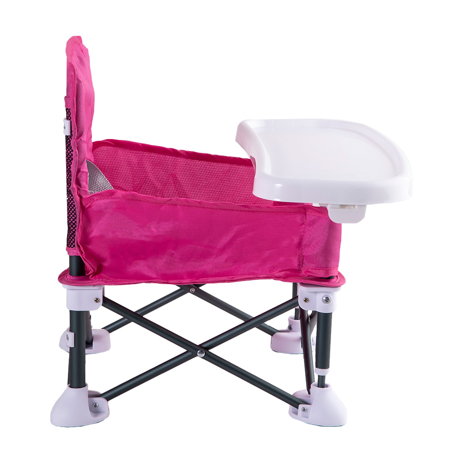 Silla de Comer Plegable Camping XT01 Rosa
