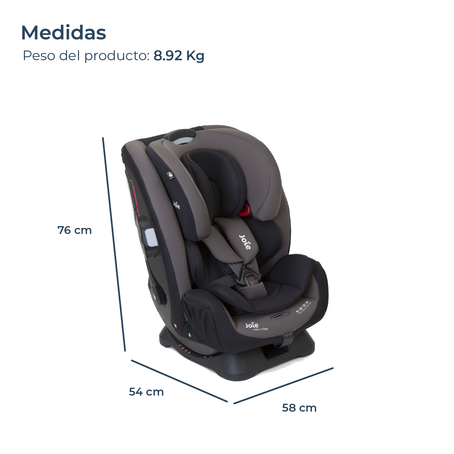 Silla de Auto Convertible Every Stage Ember