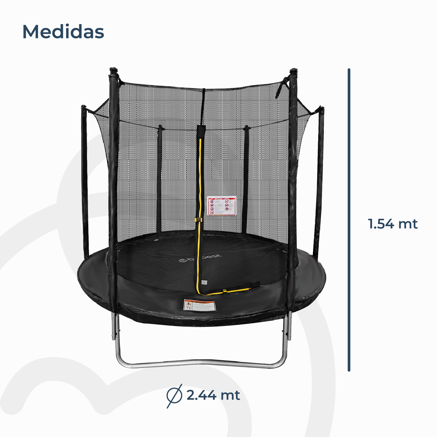 Cama elástica trampolín 2,4 mt + Malla Seguridad