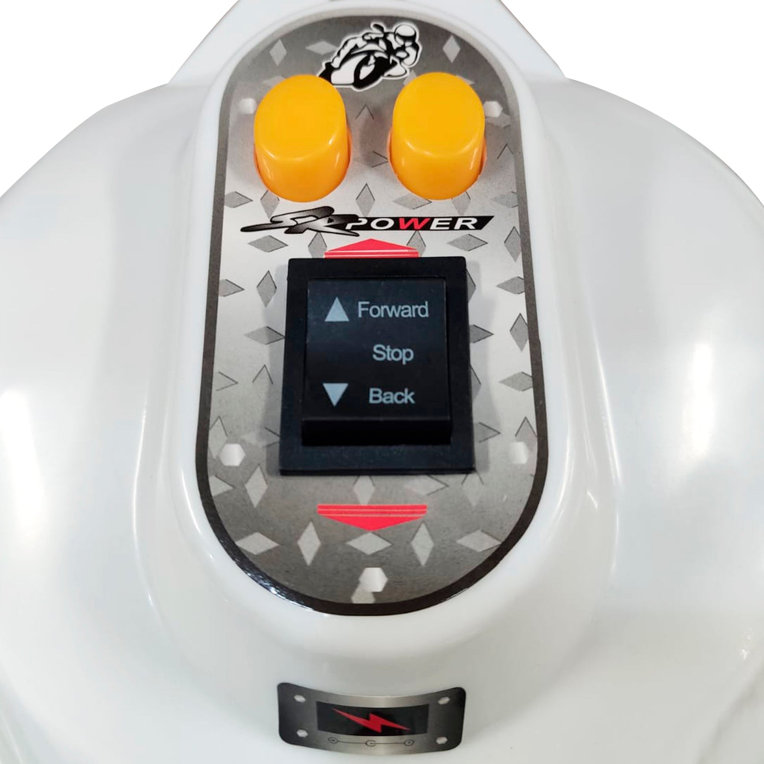 Moto Eléctrica Chopper Blanco Bebesit