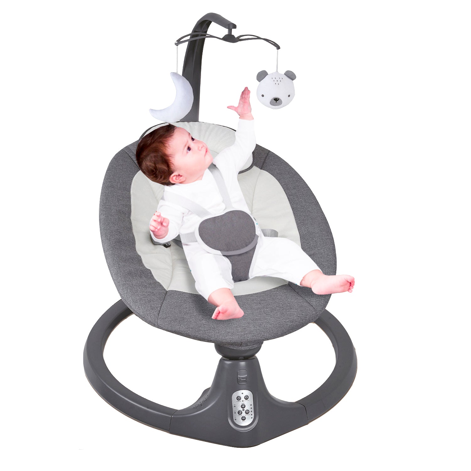 Silla Nido Baby Swing Gris