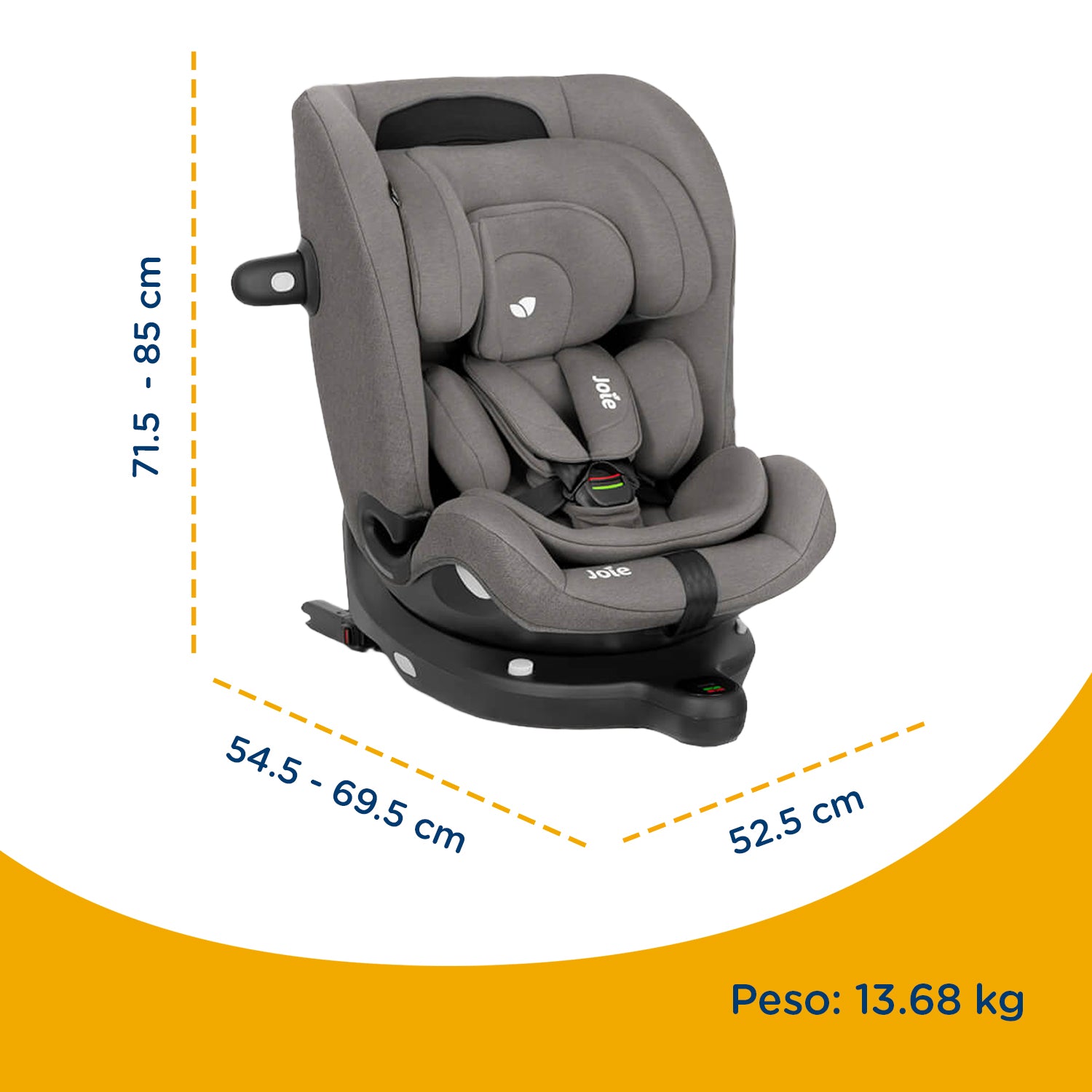 Silla de Auto 360° i-Pivot Grow Thunder Joie