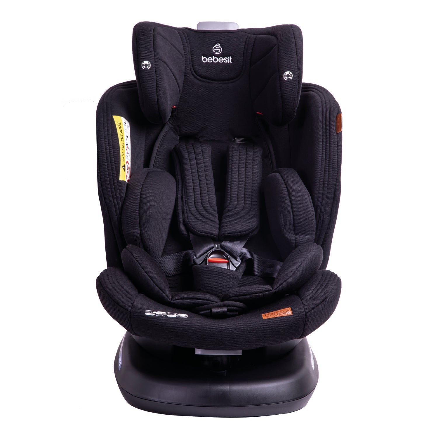 Silla de Auto Convertible Isofix Supra 360º Premium Negro