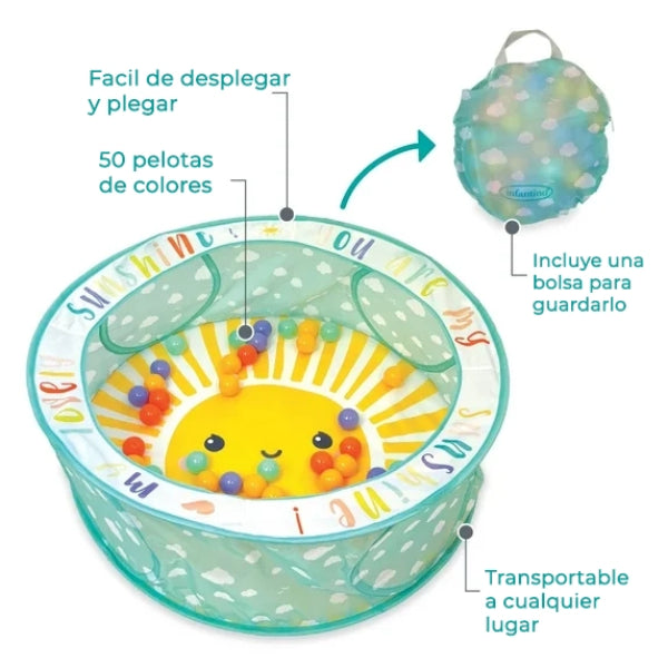 Corral Estimulación Pop-up Ball Pit