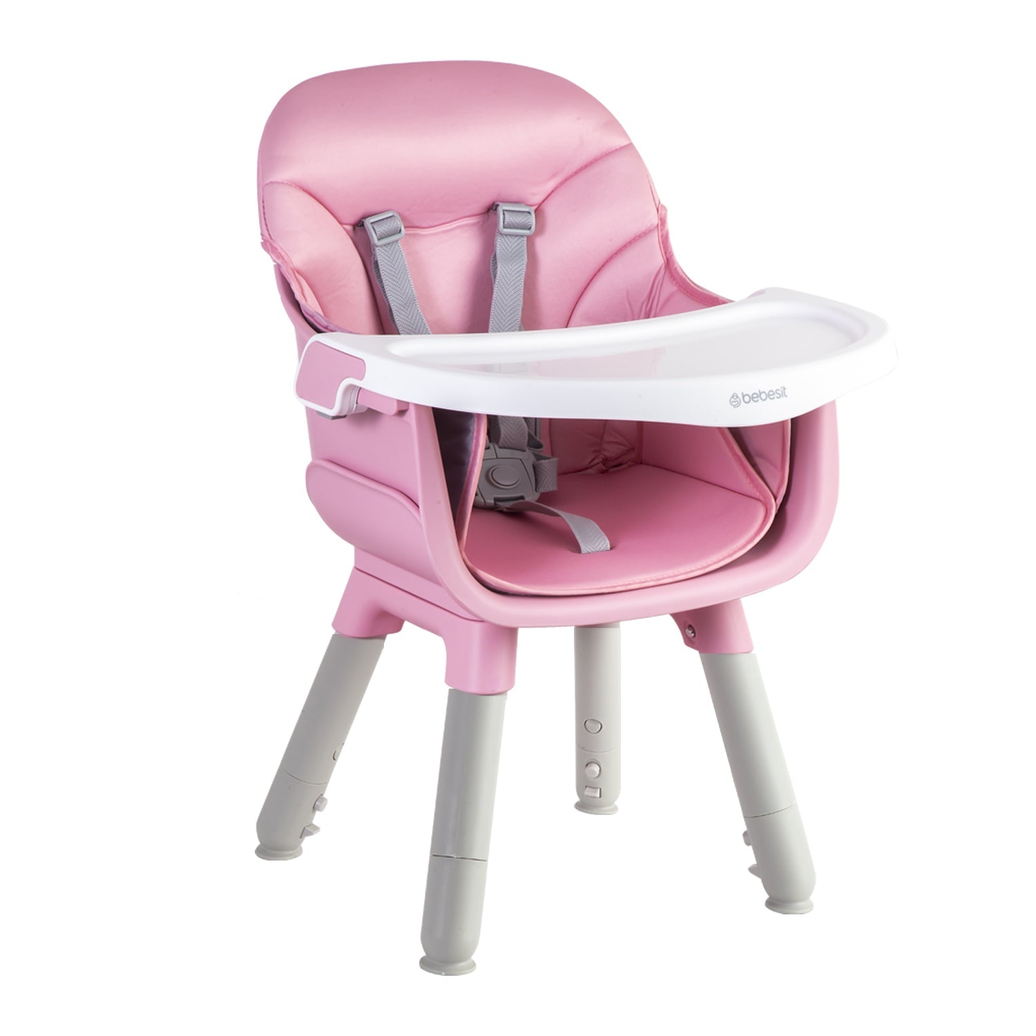 Silla de Comer Baby Desk 4 en 1 Rosado