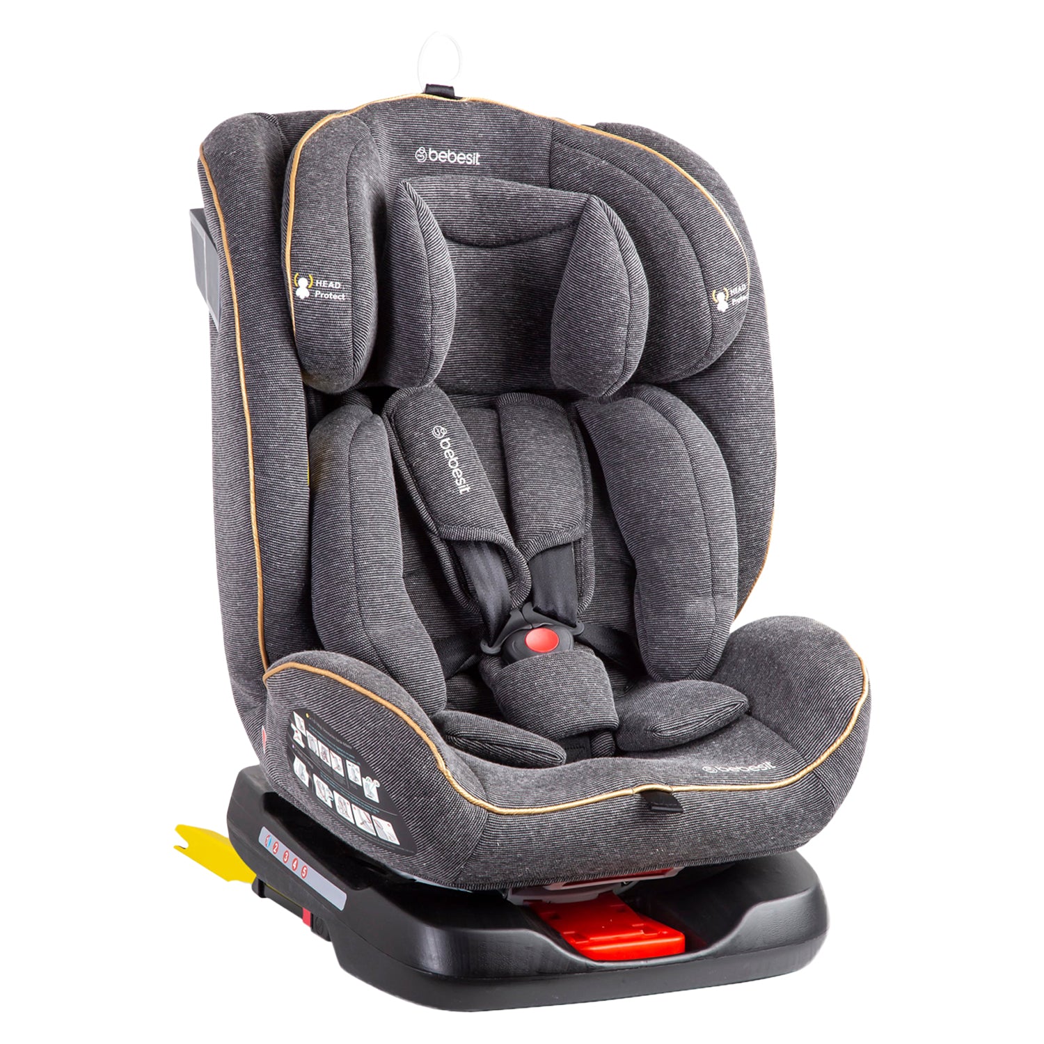 Silla de Auto Convertible 360° Isofix Supra Gris