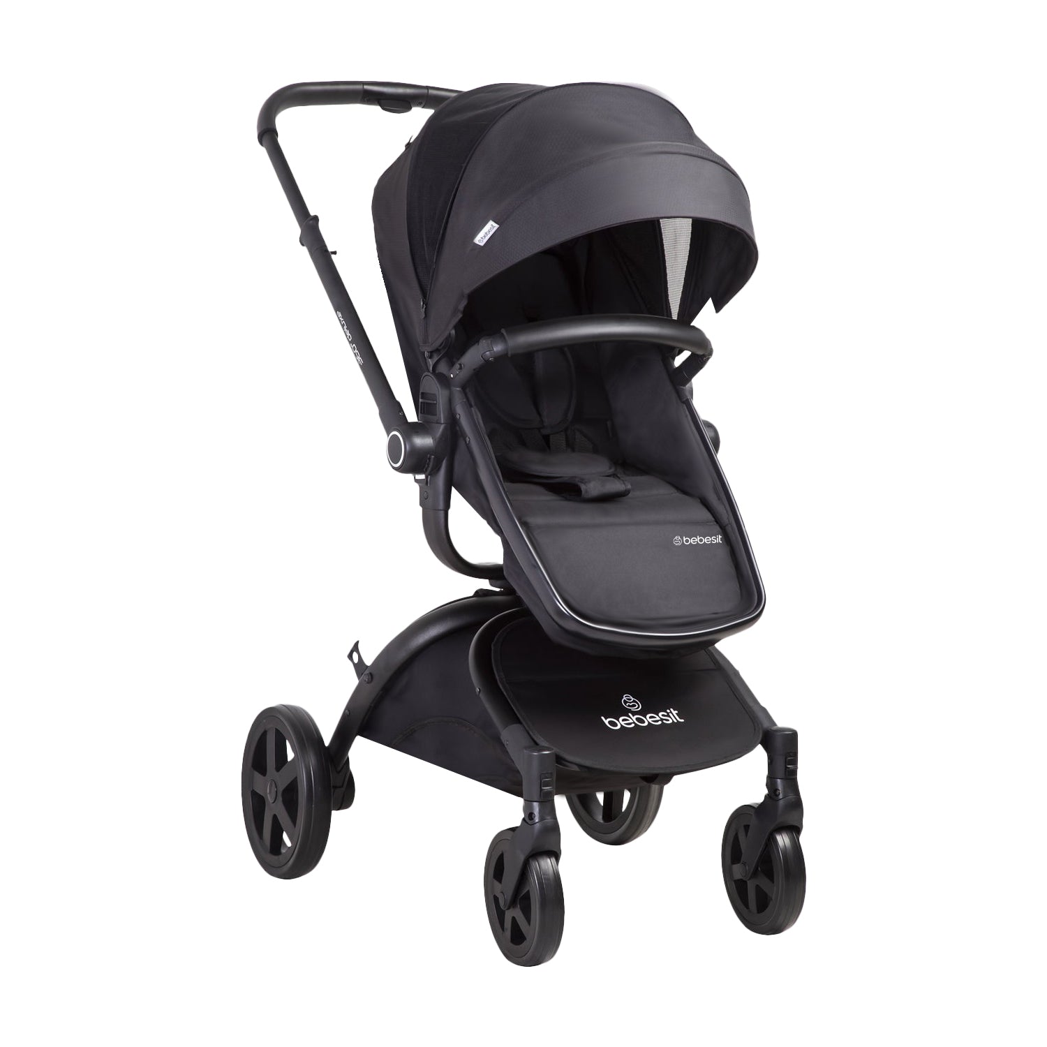 Coche Cuna travel system Deluxe 360° SX  Negro