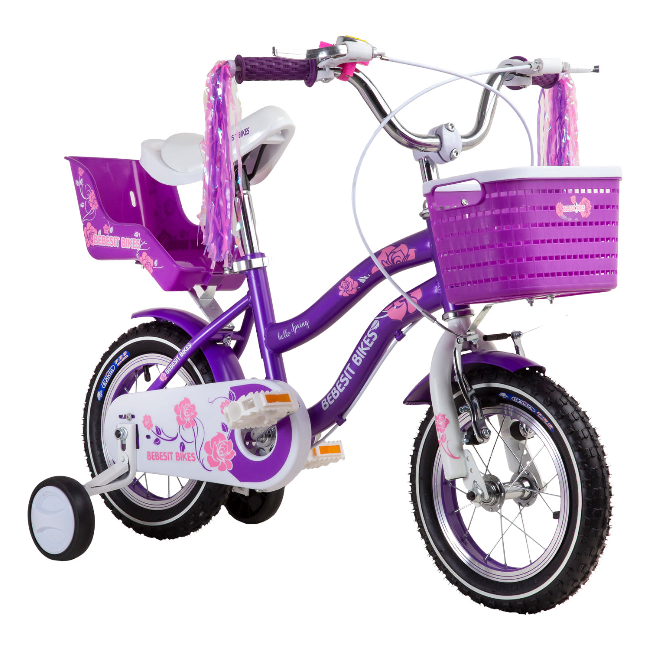 Bicicleta Infantil Queen Aro 12 Morada