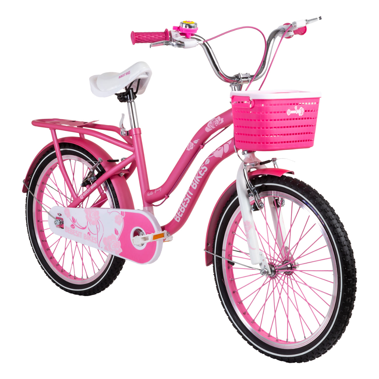 Bicicleta Infantil Queen Aro 20 Rosada