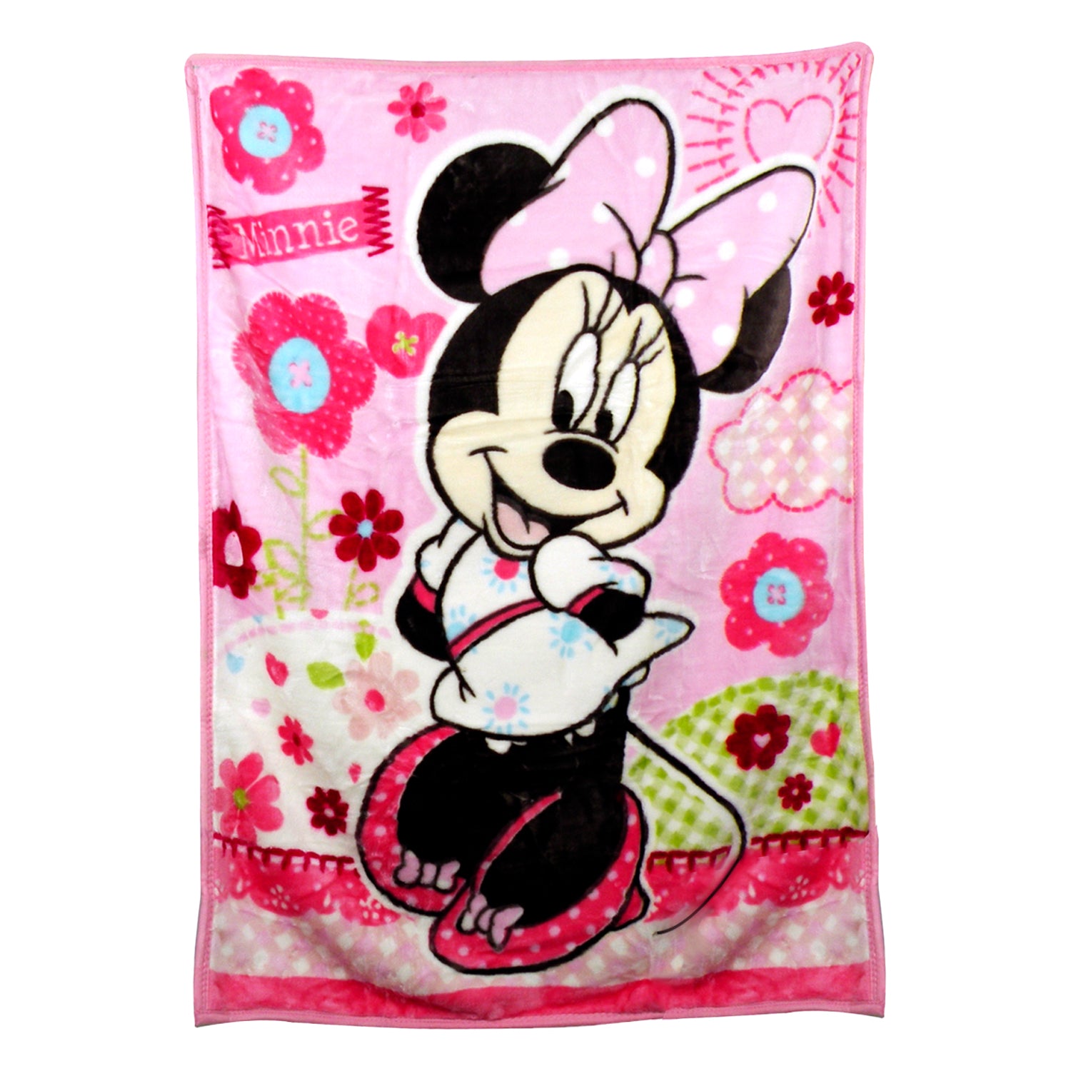 Cobertor Cuna Minnie Rosado