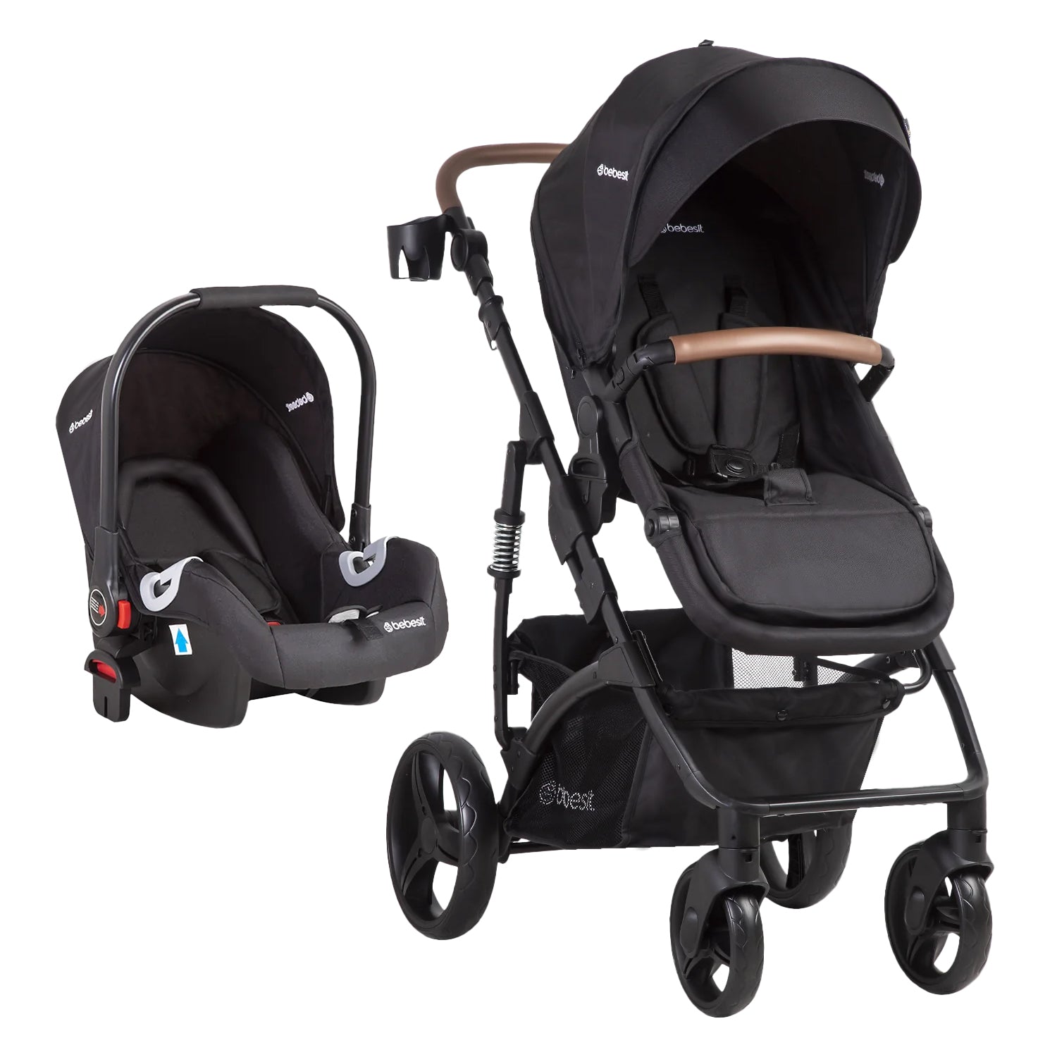 Coche Cuna Travel System Quest LX Negro