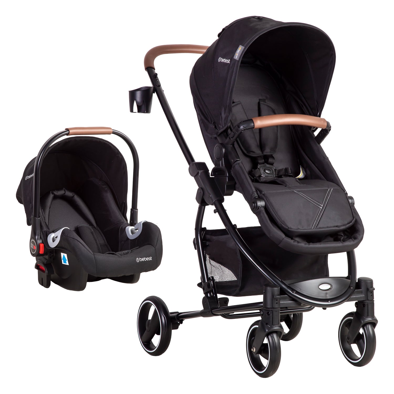 Coche Cuna travel system Alfa Nuevo Negro