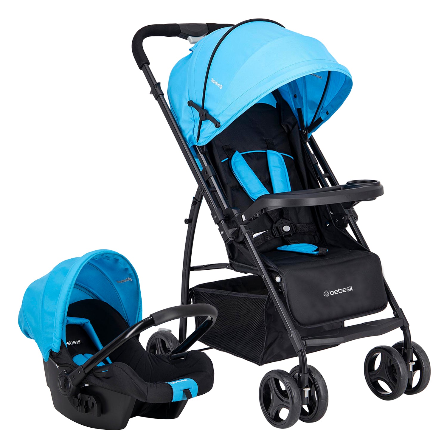 Coche Travel System Go Lite Azul