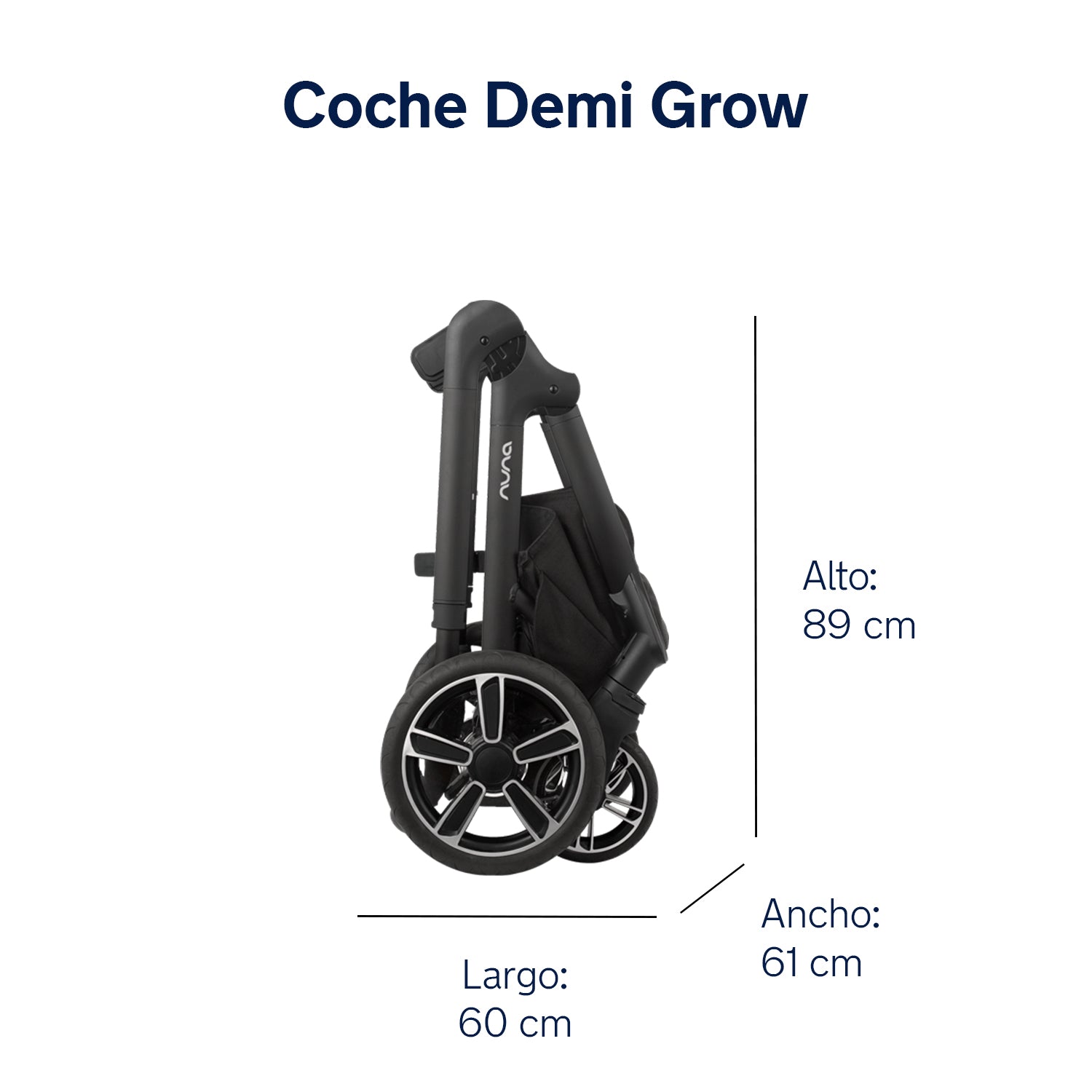 Coche Paseo Demi Grow Caviar