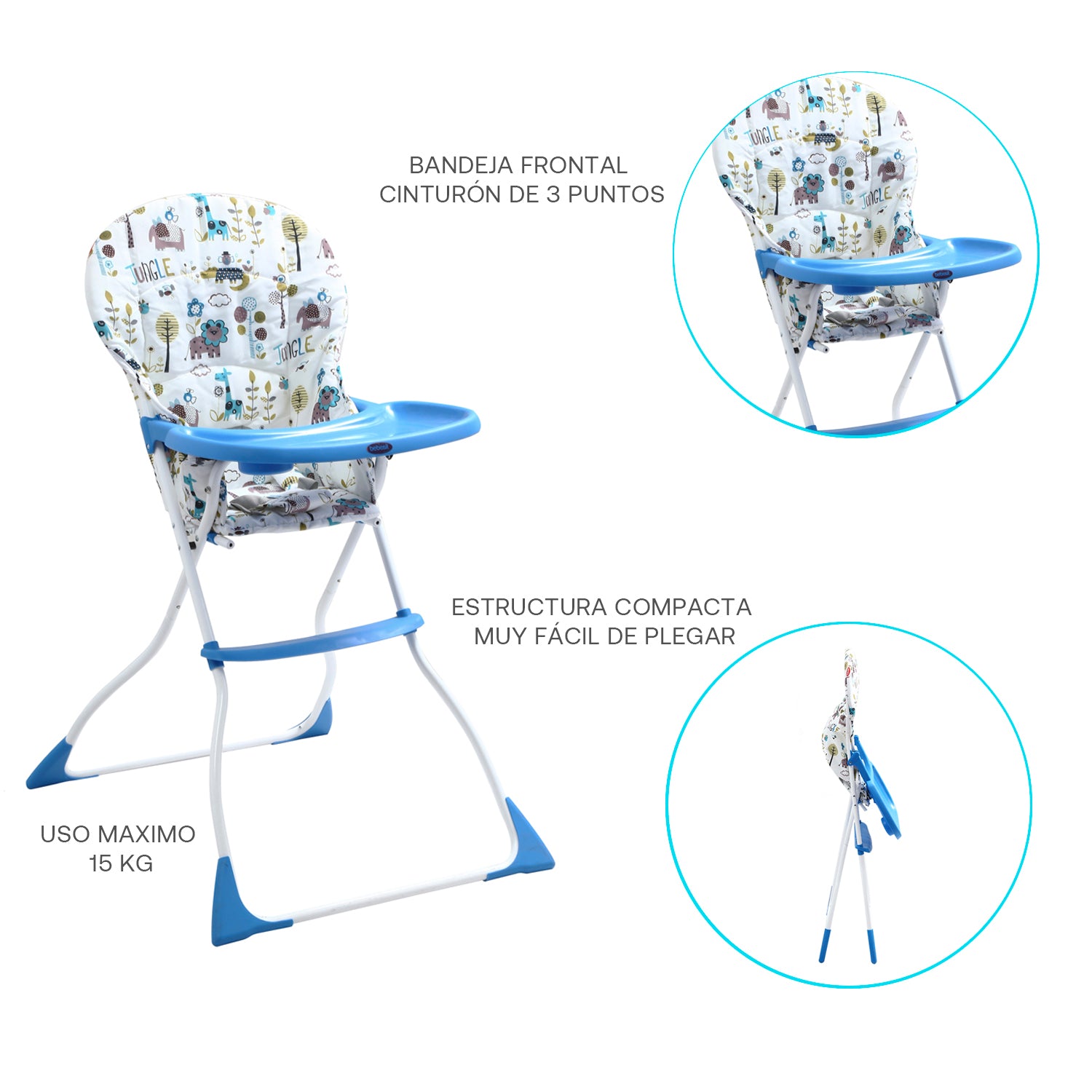 Silla de Comer Arti Azul