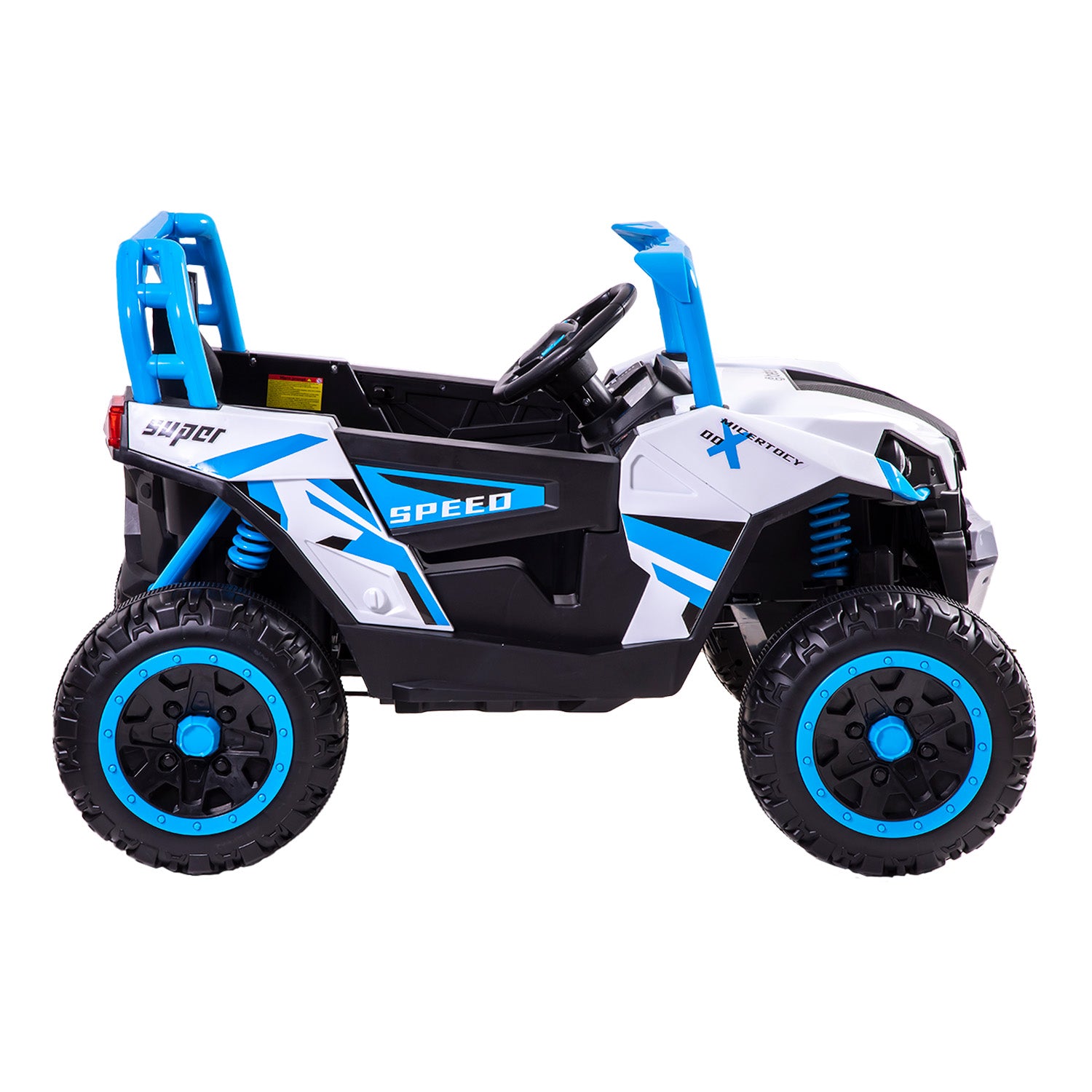 Camioneta Eléctrica todo terrenocon con control remoto Explorer Azul Bebesit