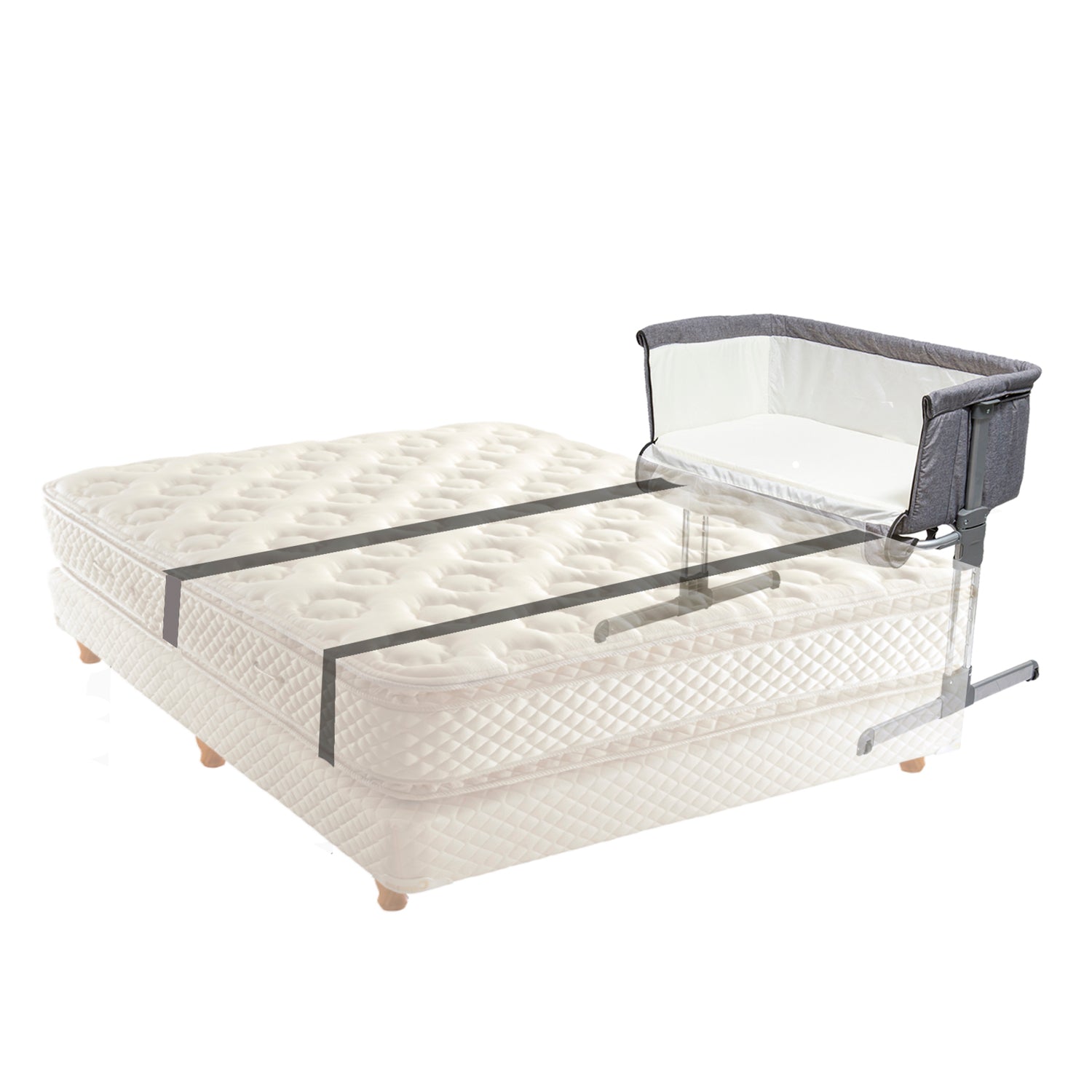 Cuna Colecho Side by Side