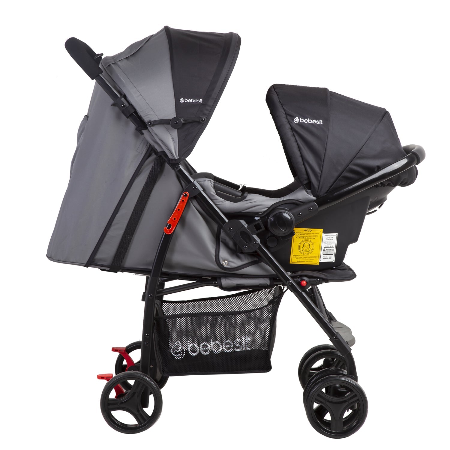 Coche Travel System Summer  Gris