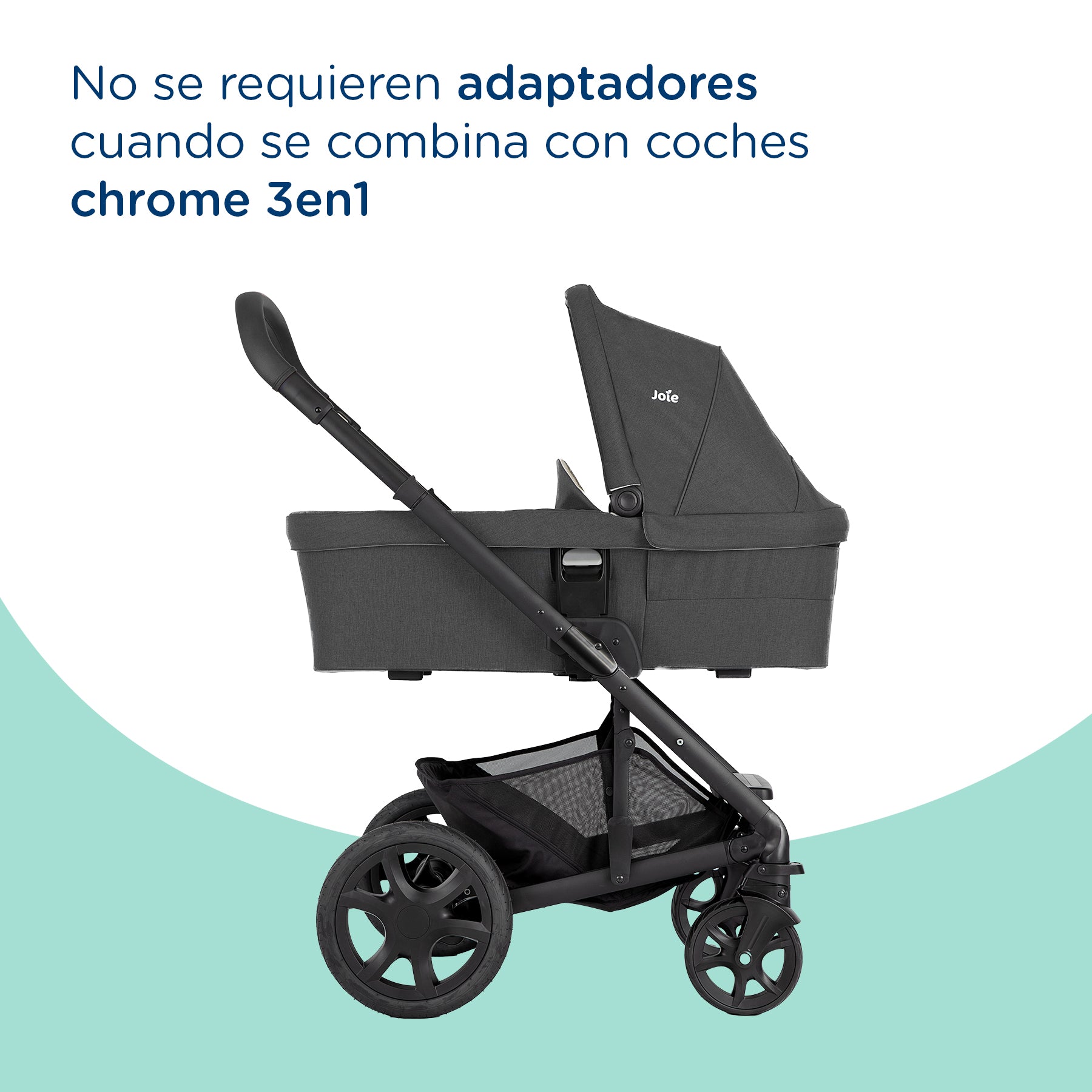 Coche Travel System Chrom Trio Ember Joie