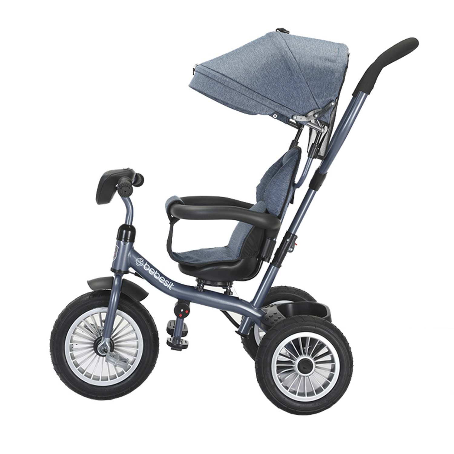 Triciclo Paseo Infantil 360 1326 LX Azul Bebesit