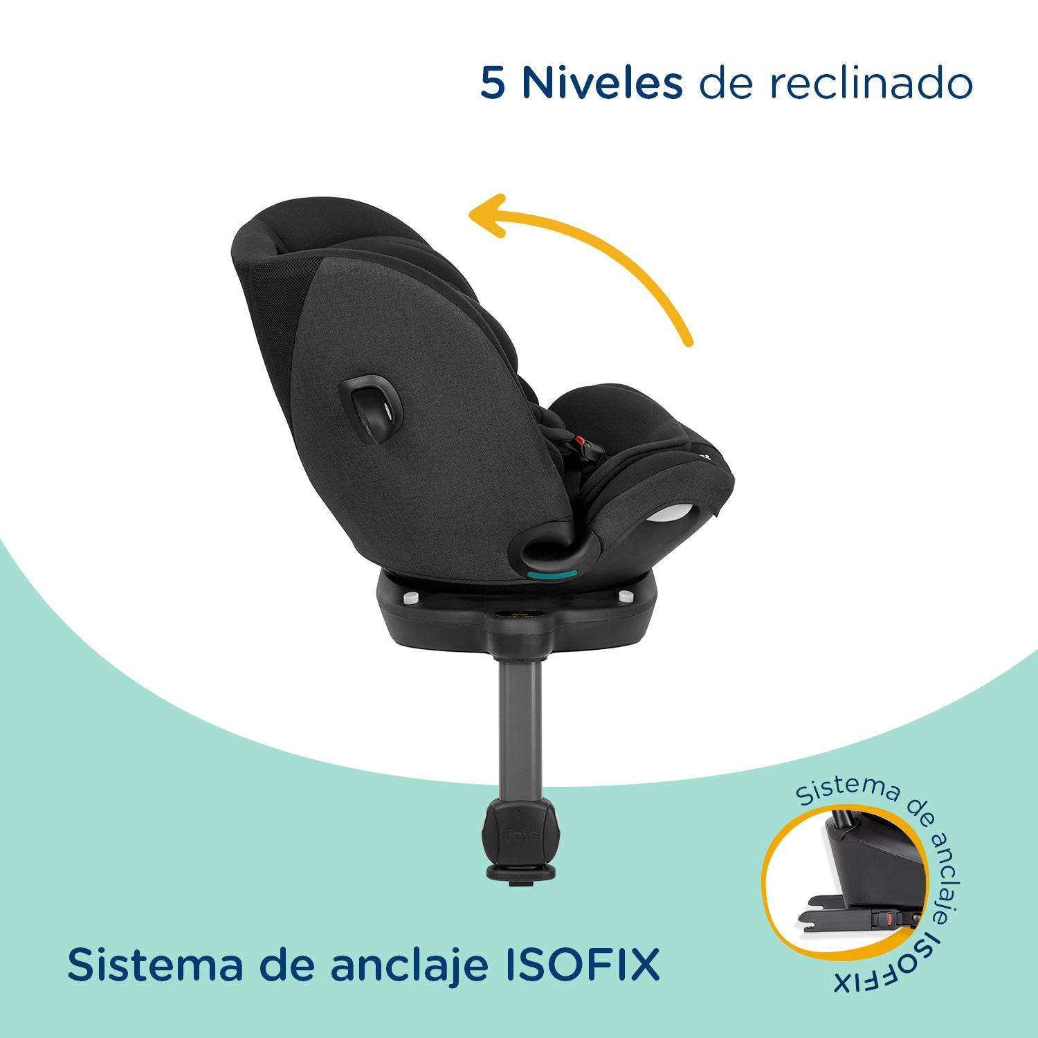 Silla de Auto 360° i-Pivot Grow Shale Joie
