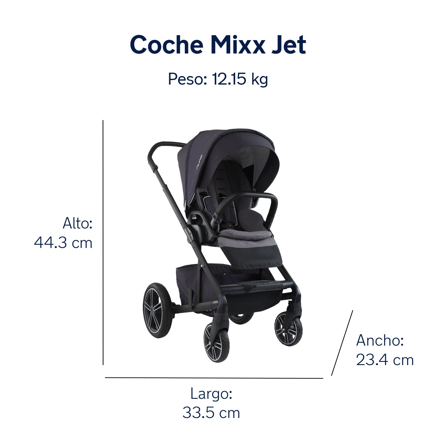 Coche de Paseo Mixx Jet