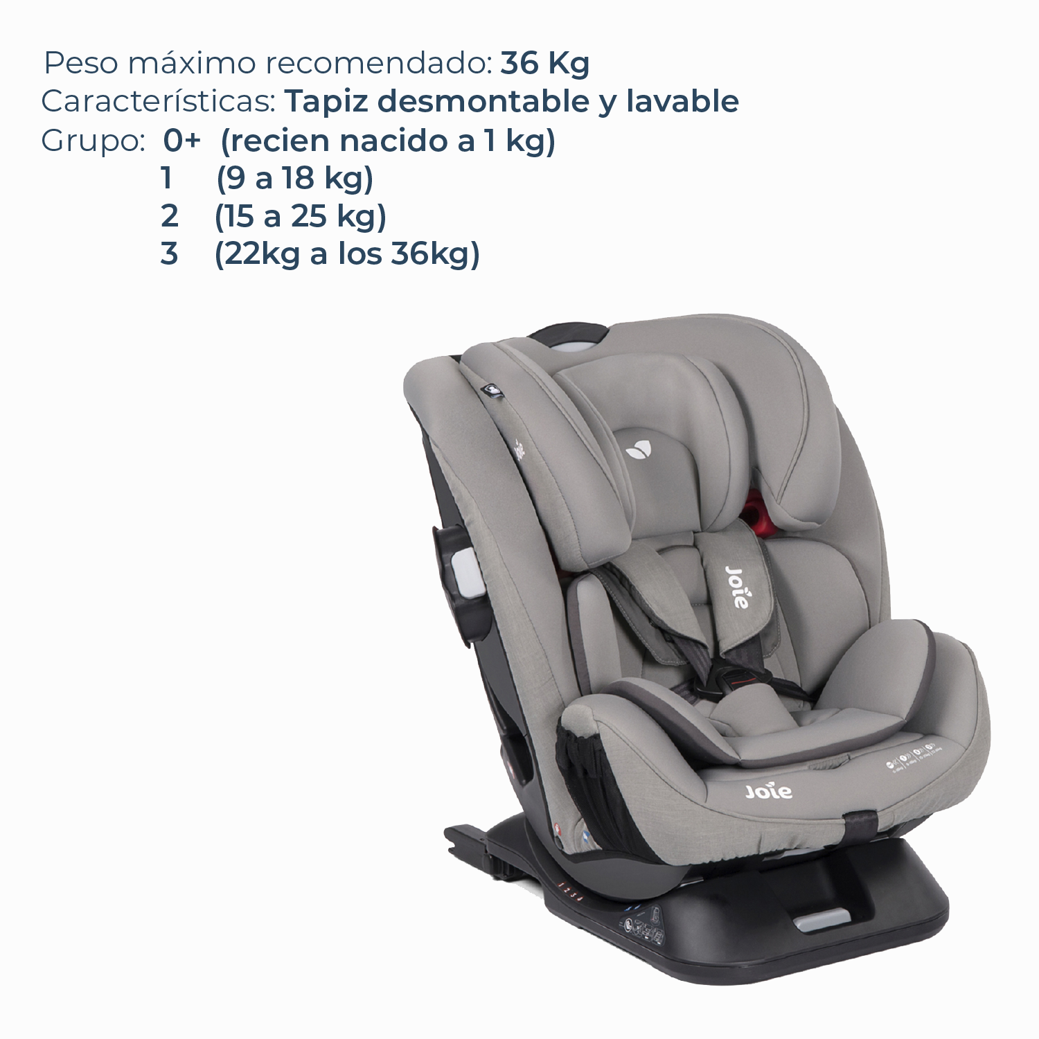 Silla de Auto Convertible Every Stage FX Gray Flannel