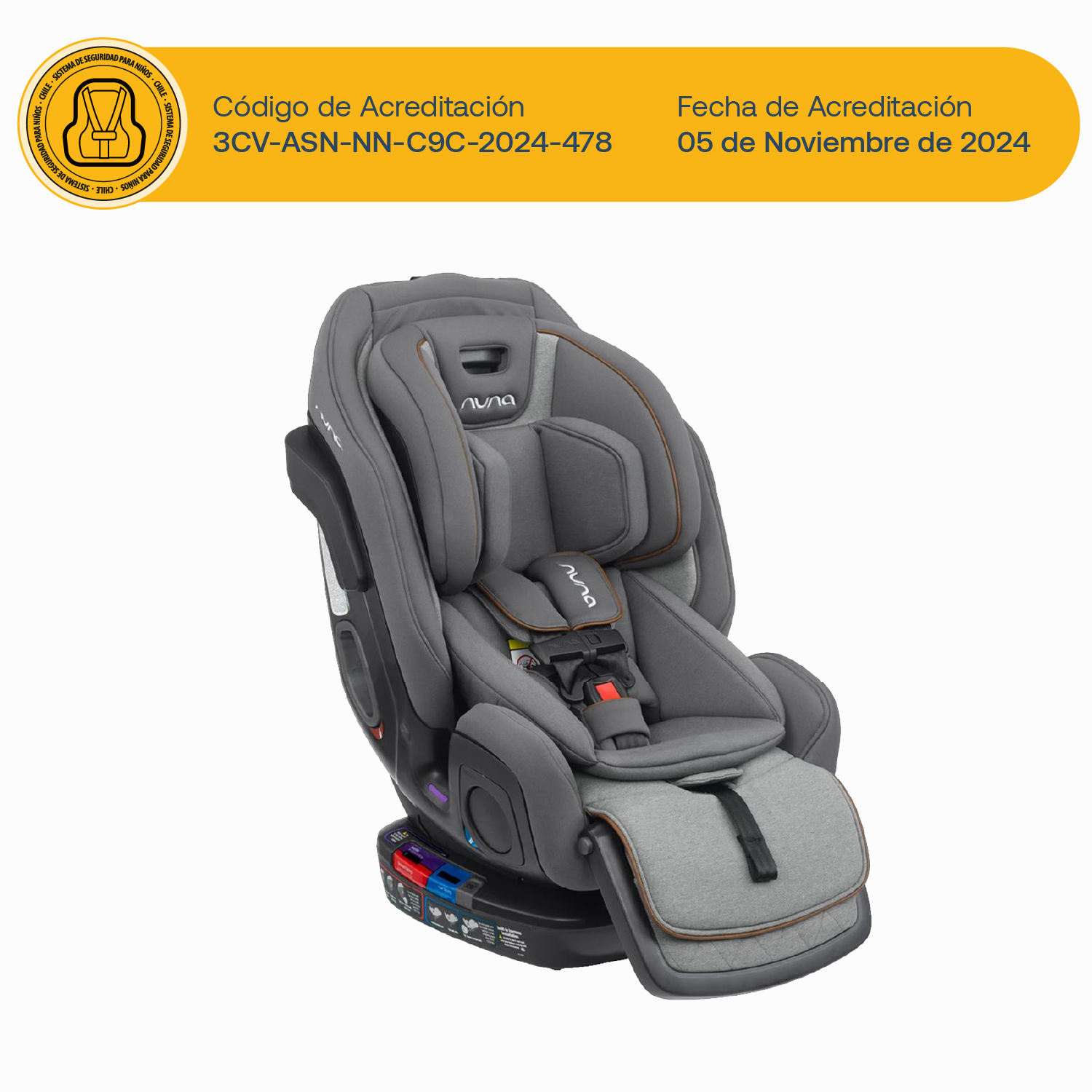 Silla de Auto Convertible Exec Granite