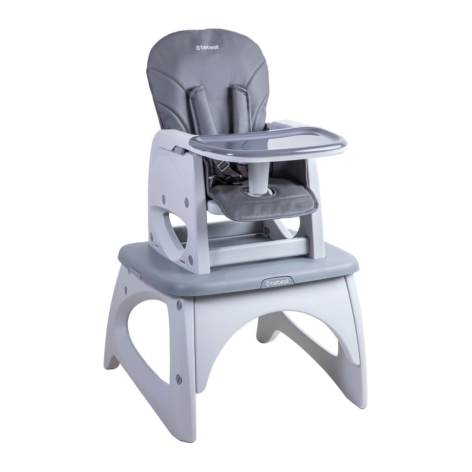 Silla de Comer Escritorio Balancin Eat&Swing Gris Bebesit