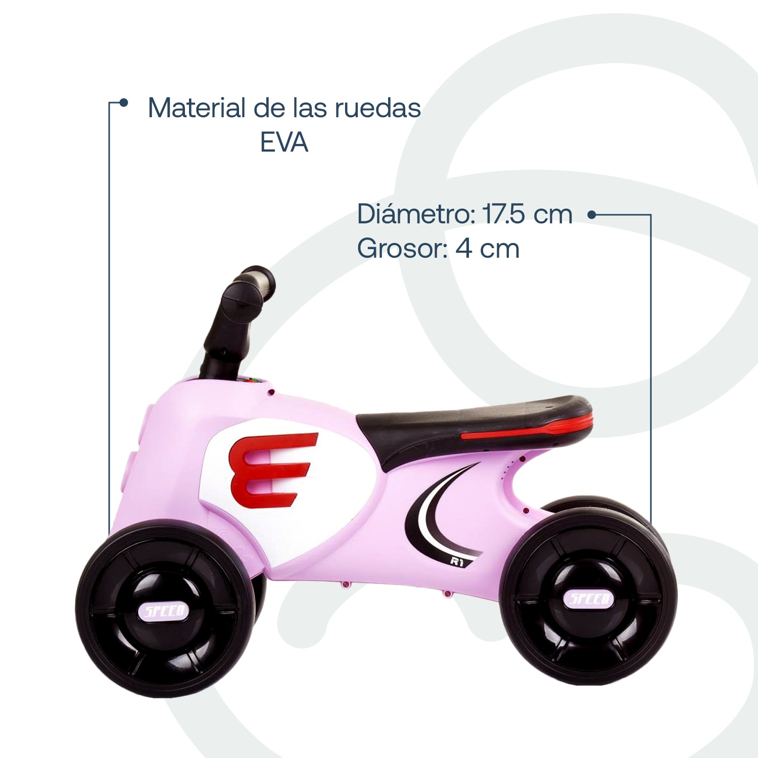 Corre Pasillo Ride Rosa Bebesit