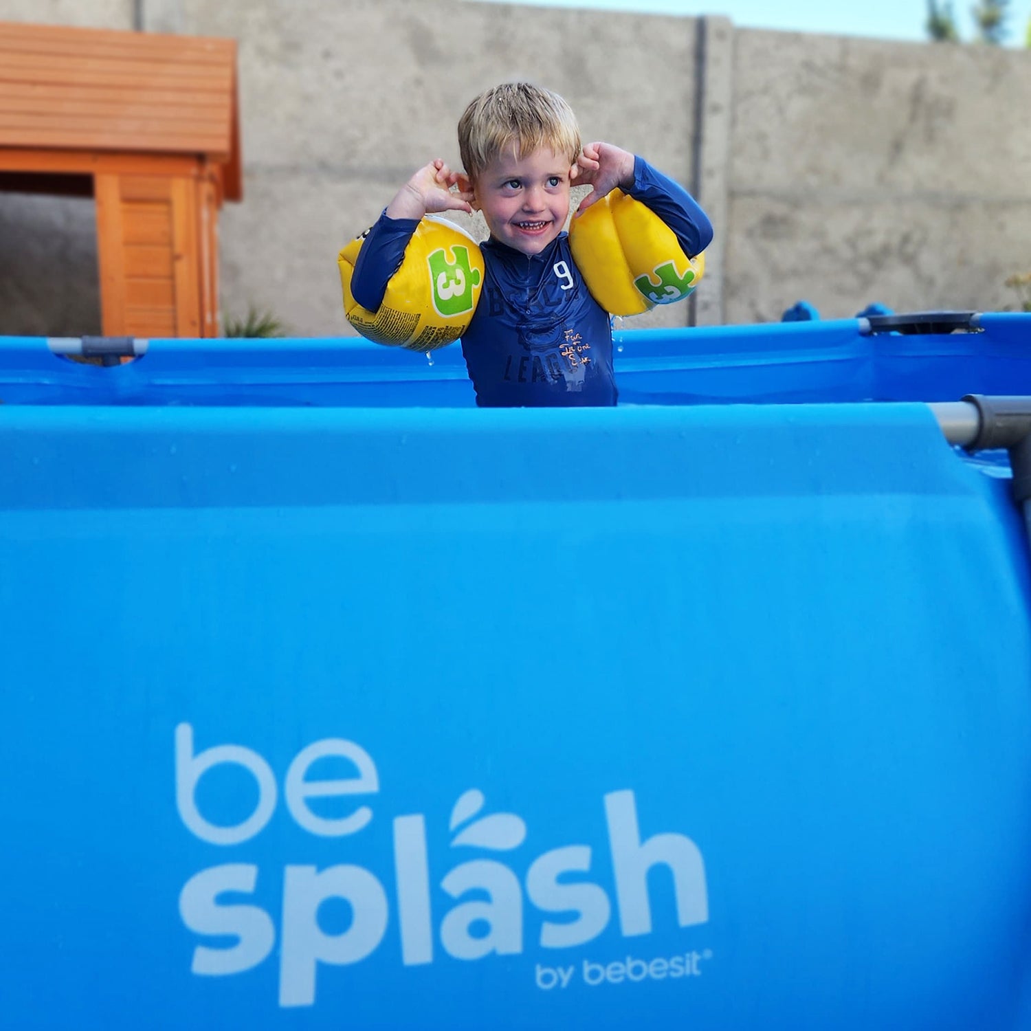 Piscina Estructural infantil de bebé 152x152x33cm BeSplash