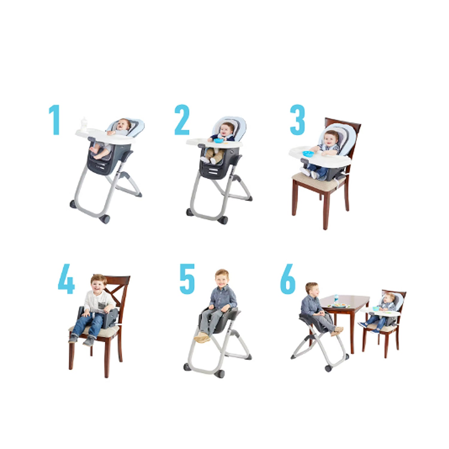 Silla de Comer 6 en 1 DuoDiner® DLX Mathis Graco