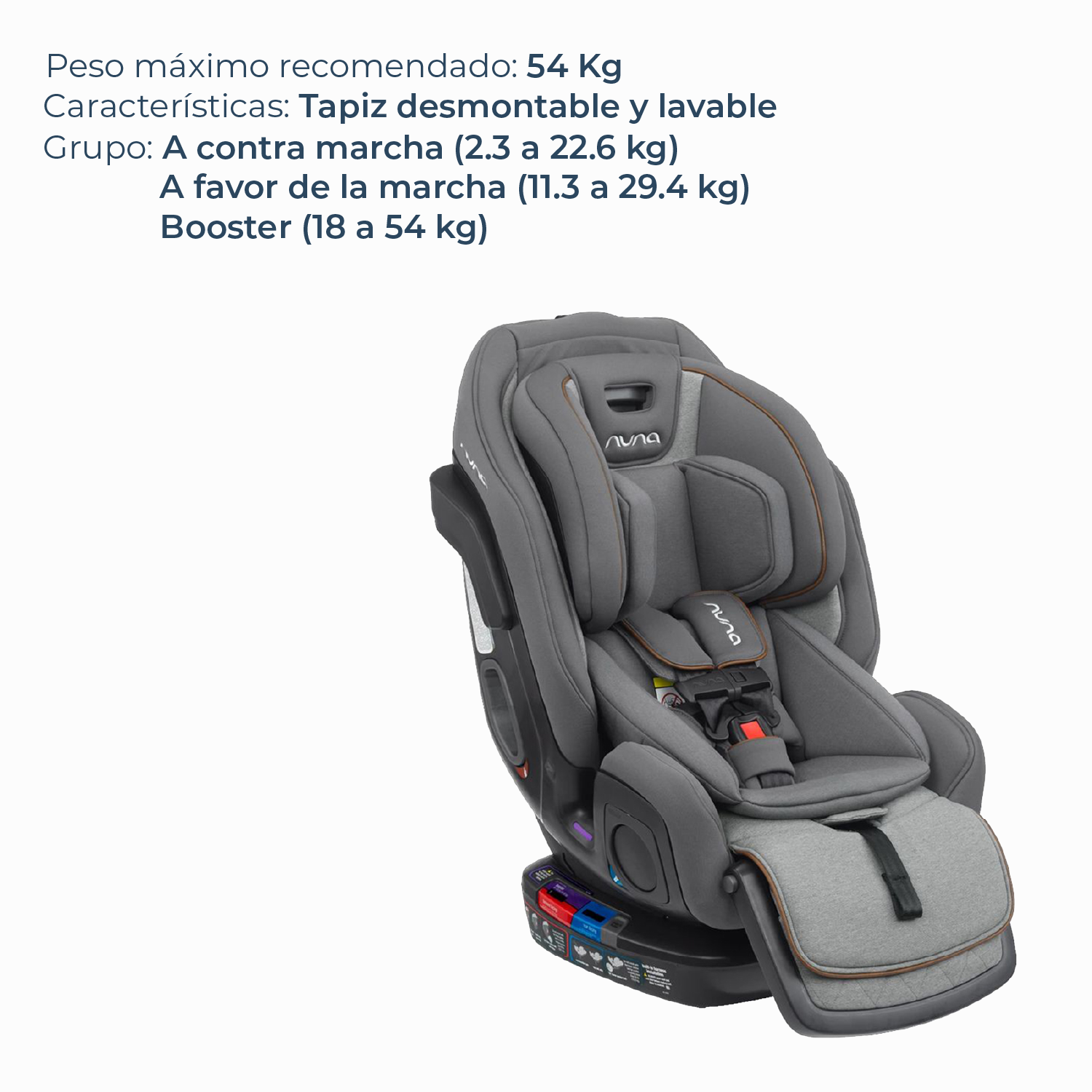 Silla de Auto Convertible Exec Granite