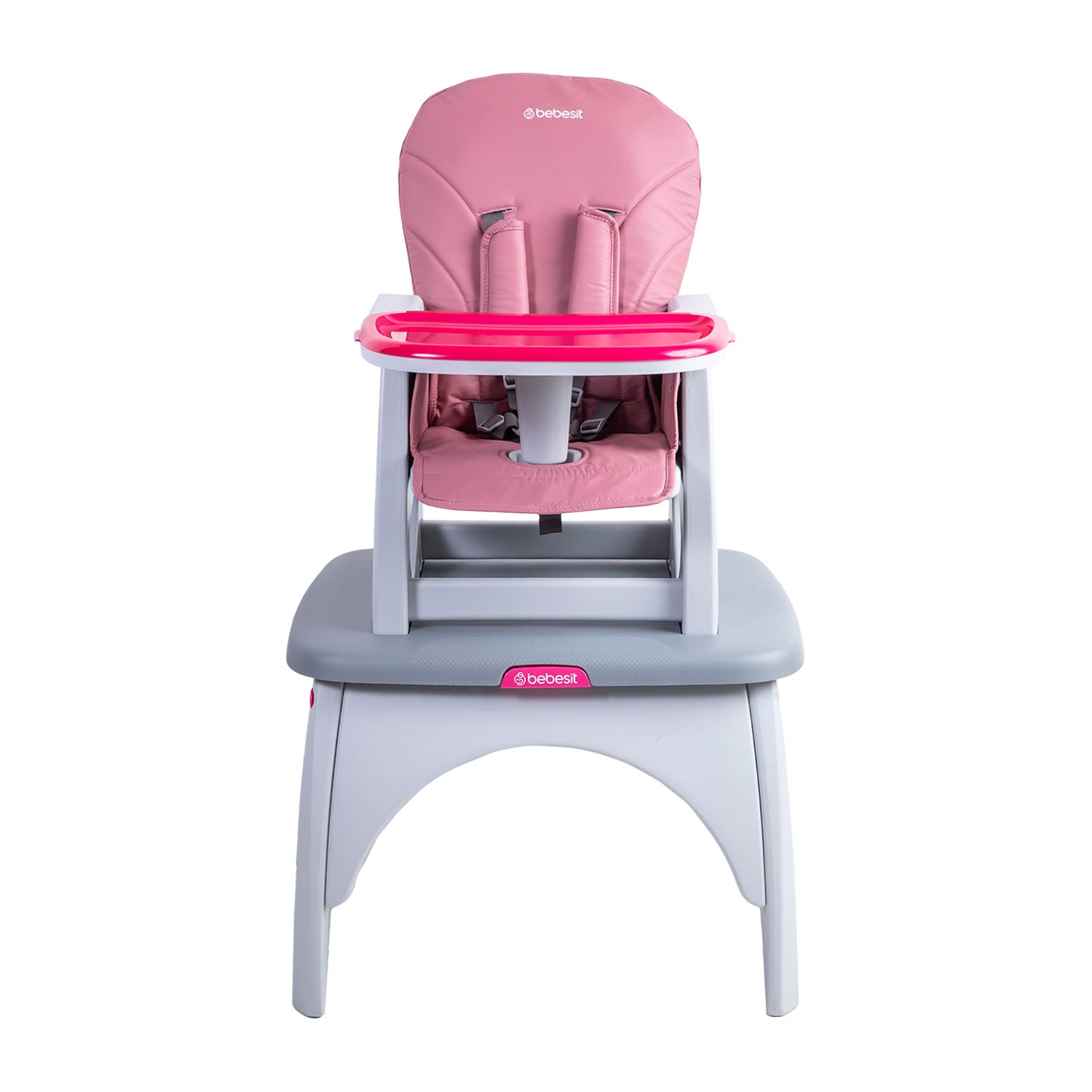 Silla de Comer Escritorio Balancin Eat&Swing Rosa Bebesit
