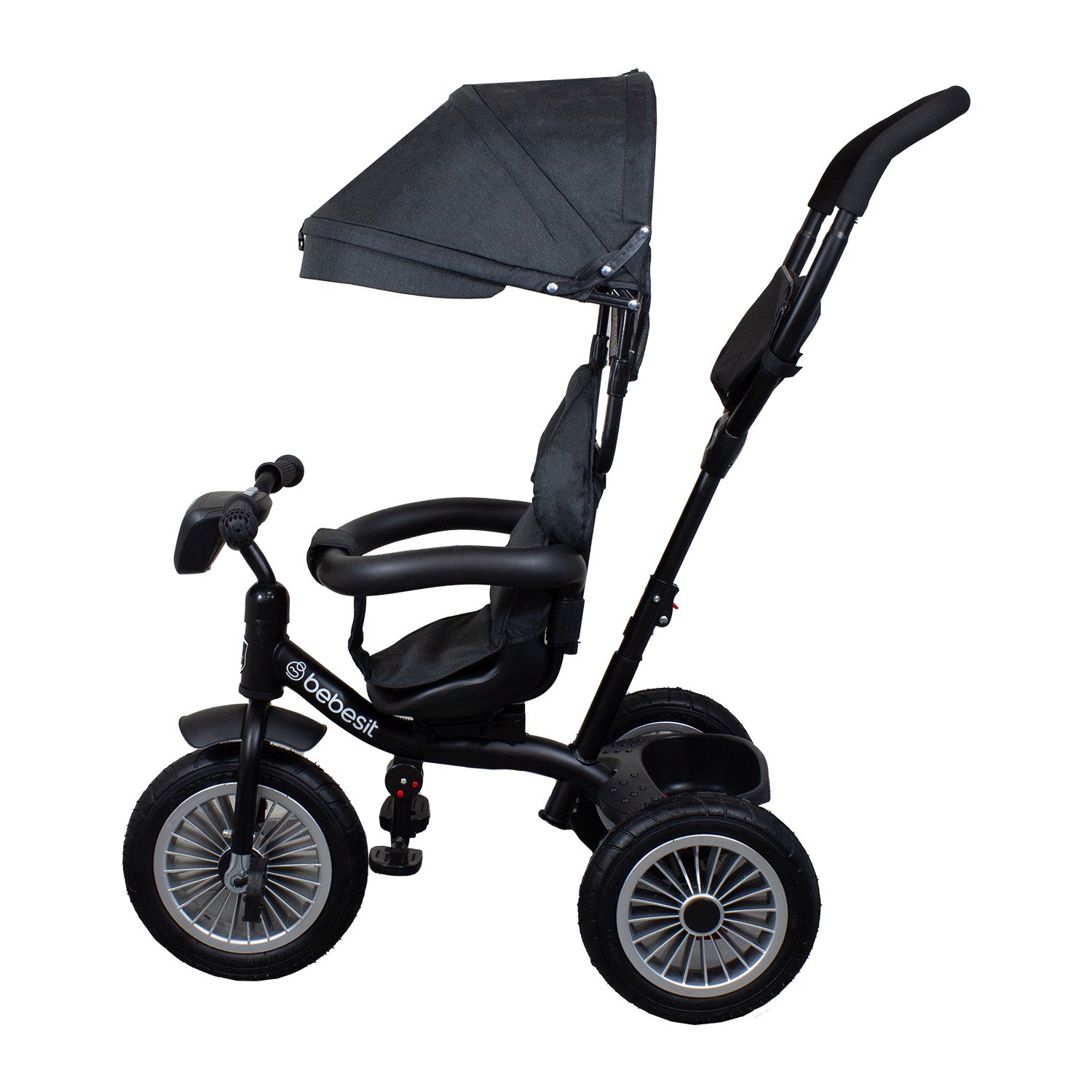 Triciclo Paseo Infantil 360 1326 LX Negro Bebesit