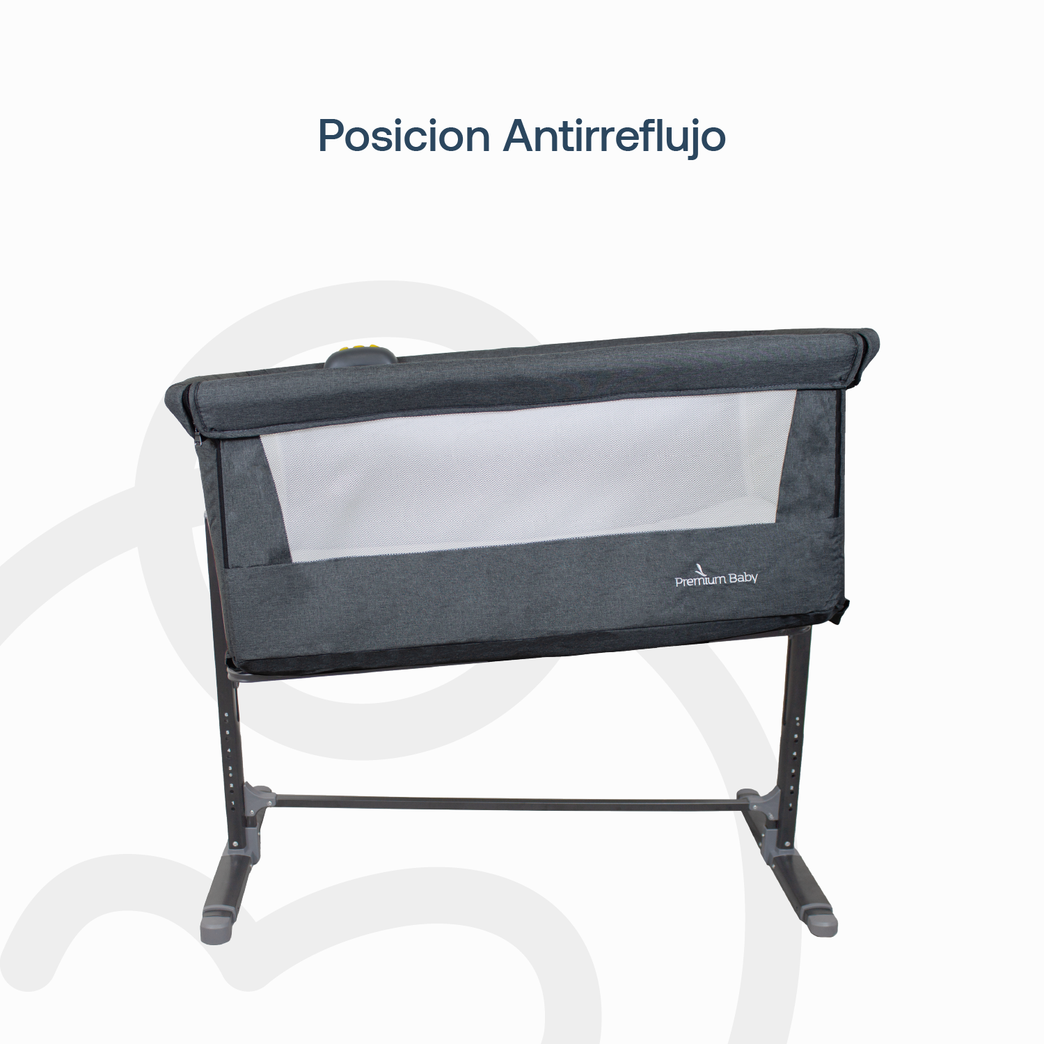 Cuna Colecho Con Dispositivo de Vibración Premium Baby Mix Bebesit Gris