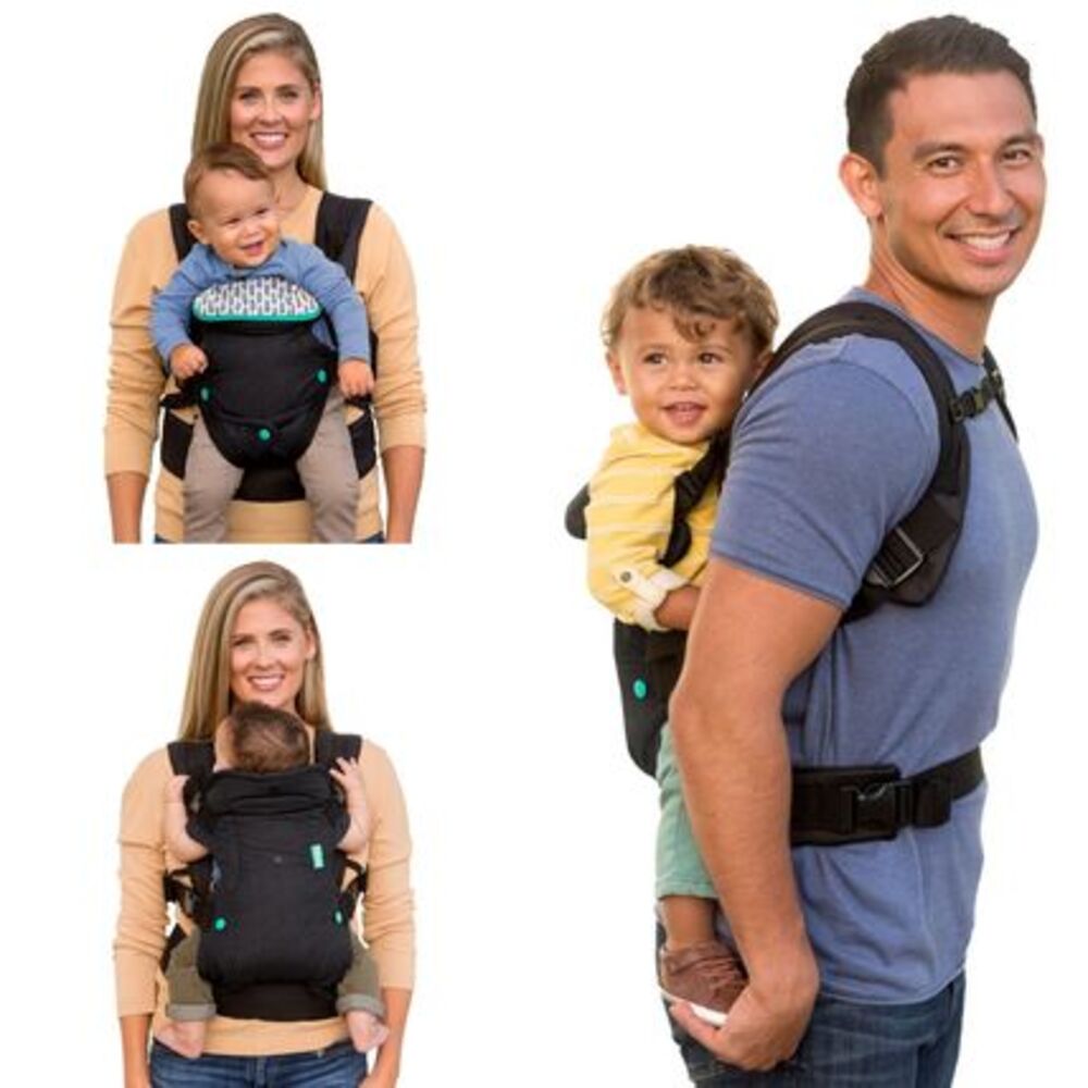 Porta Bebé Flip 4 en 1 Negro