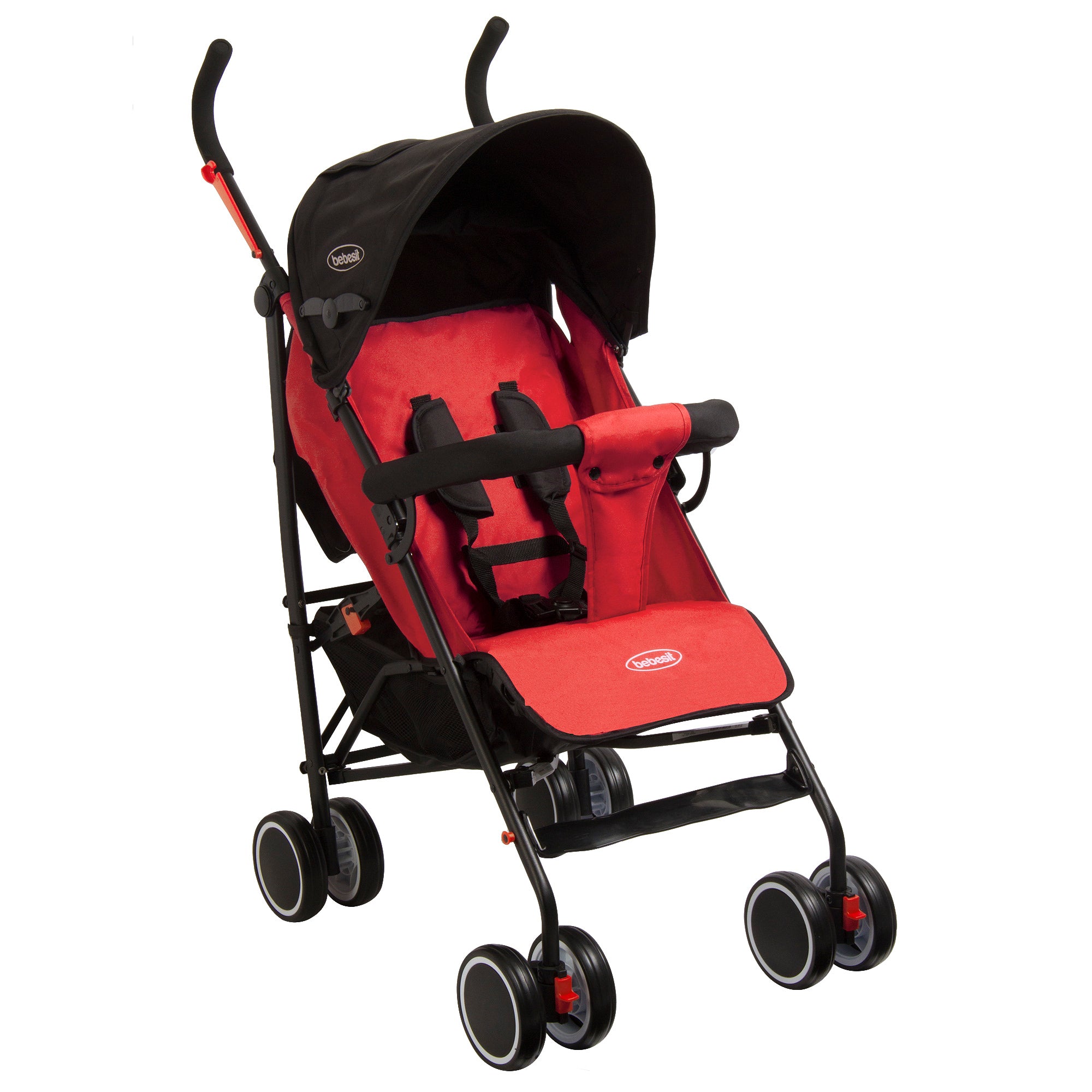 Coche Paragua Clap Sx Rojo