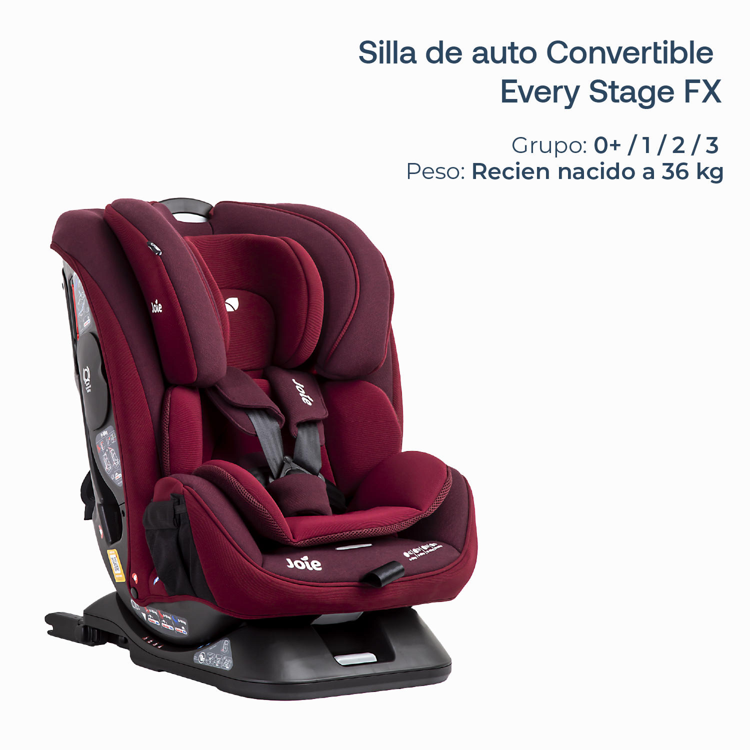 Silla de Auto Convertible Every Stage FX Roja